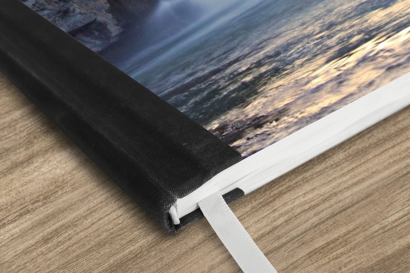 Thumbnail - MuchoWow Notizbuch Wasserfall - Wasser - Felsen, Notebook, Notizblock a5, Tagebuch, Journal Liniert