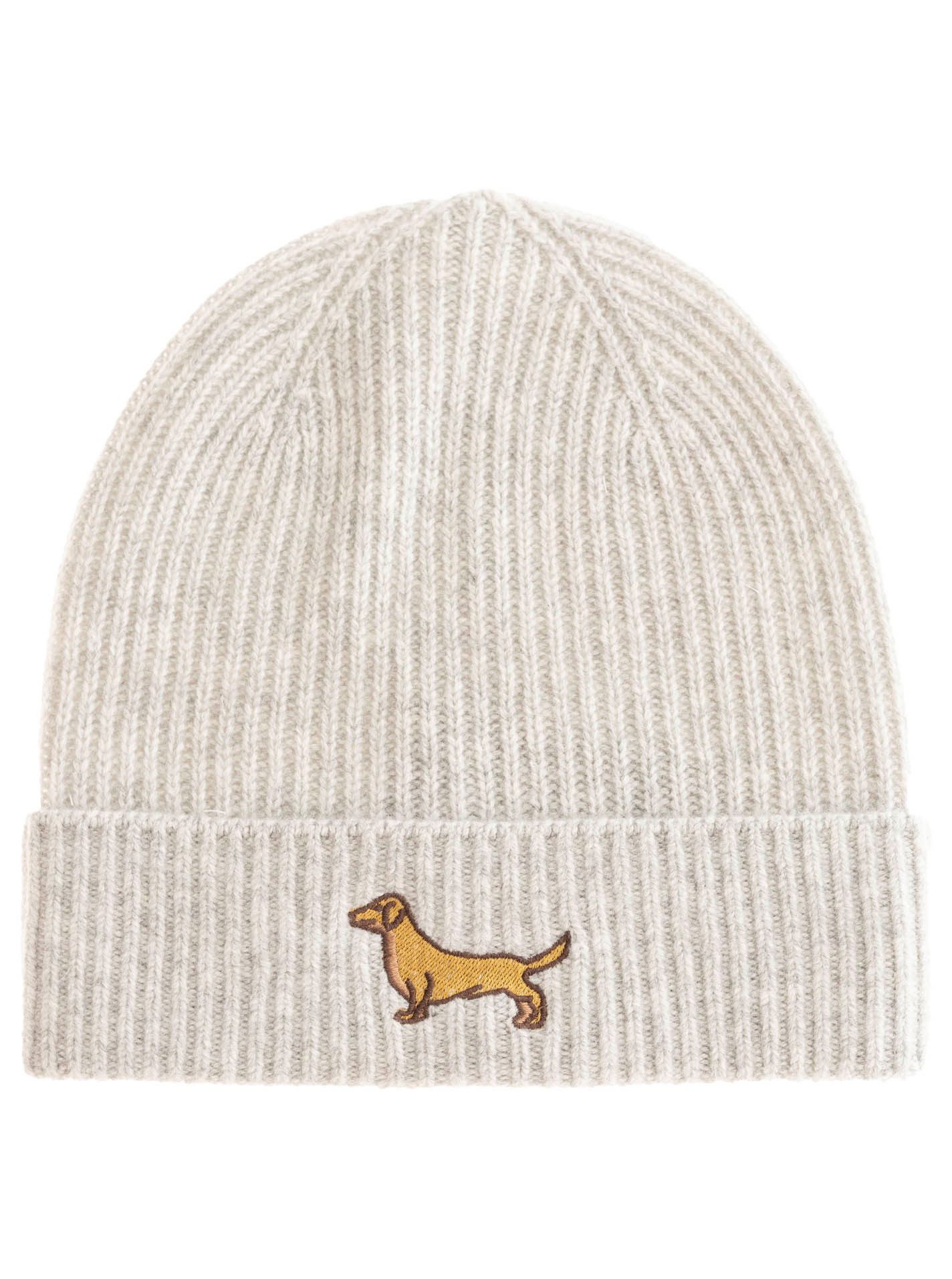 Zwillingsherz Beanie "Dog-Patch" mit niedlichem Dackelmotiv günstig online kaufen