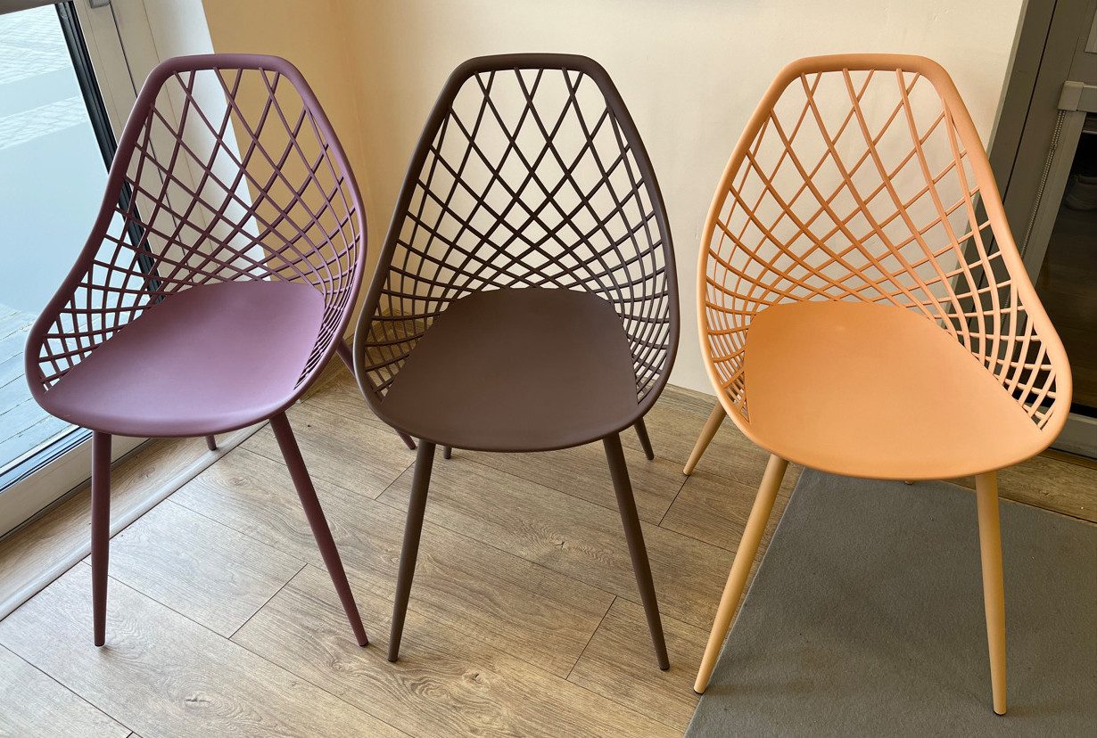 designimpex Esszimmerstuhl Design Lugo Gartenstuhl Outdoor Stuhl Stühle Terasse