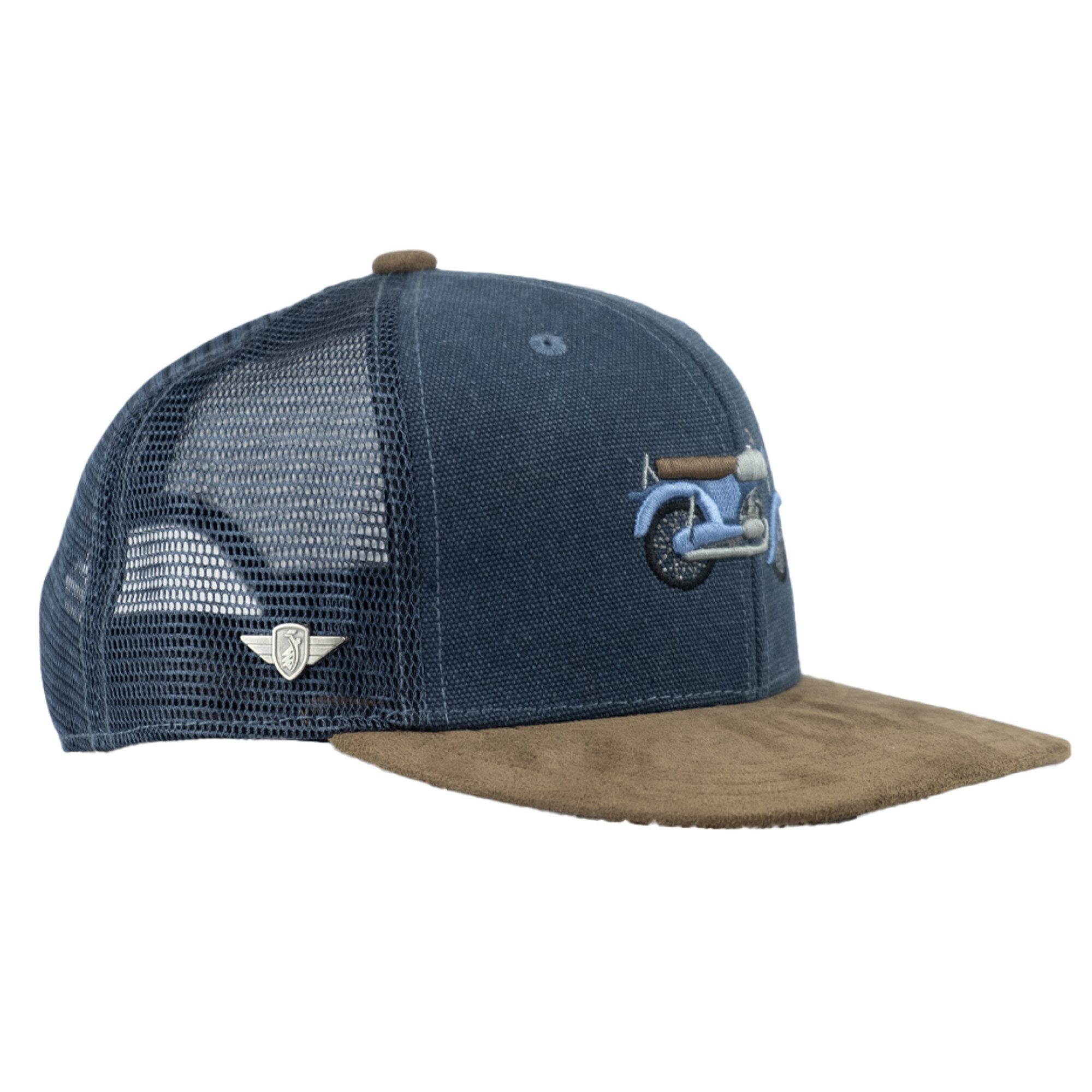 Bavarian Caps Snapback Cap Bavarian Caps "Zündapp v2" Snapback Cap - dunkelgrau (Basecap, Meshcap, Snapback Cap, Trucker Kappe)