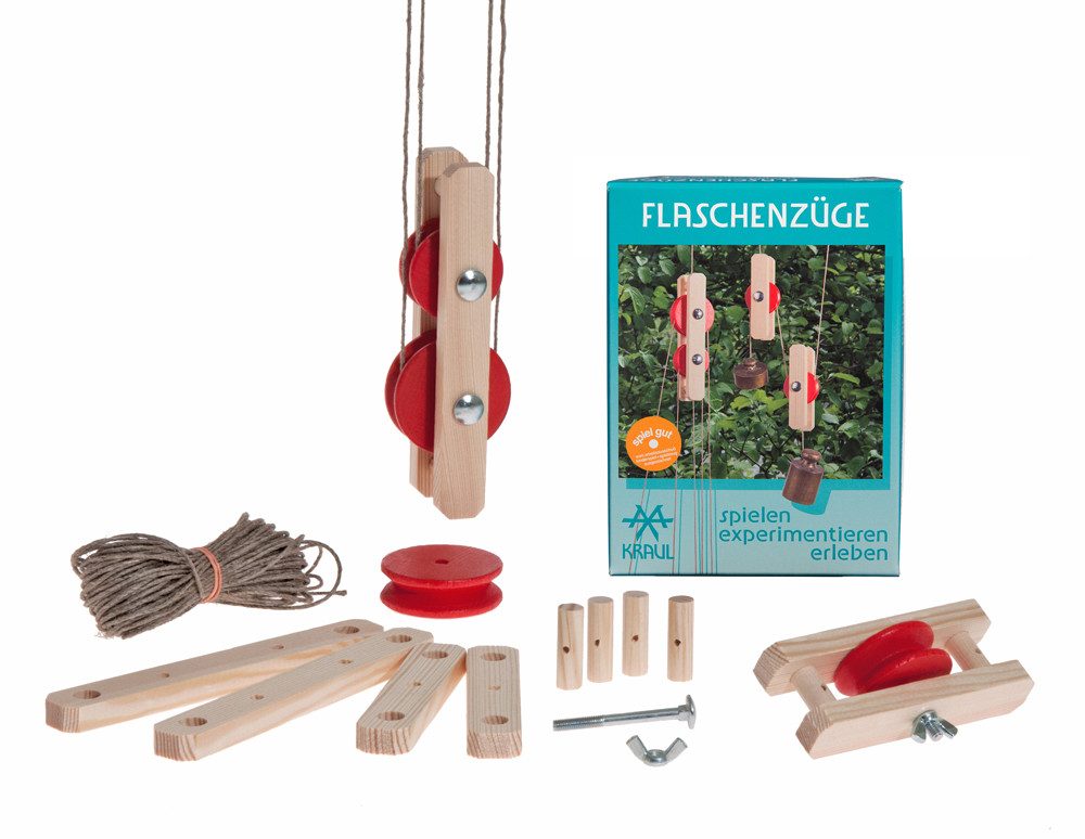 Spielzeug Kraul Experimentierkasten Flaschenzüge Experimentierkasten