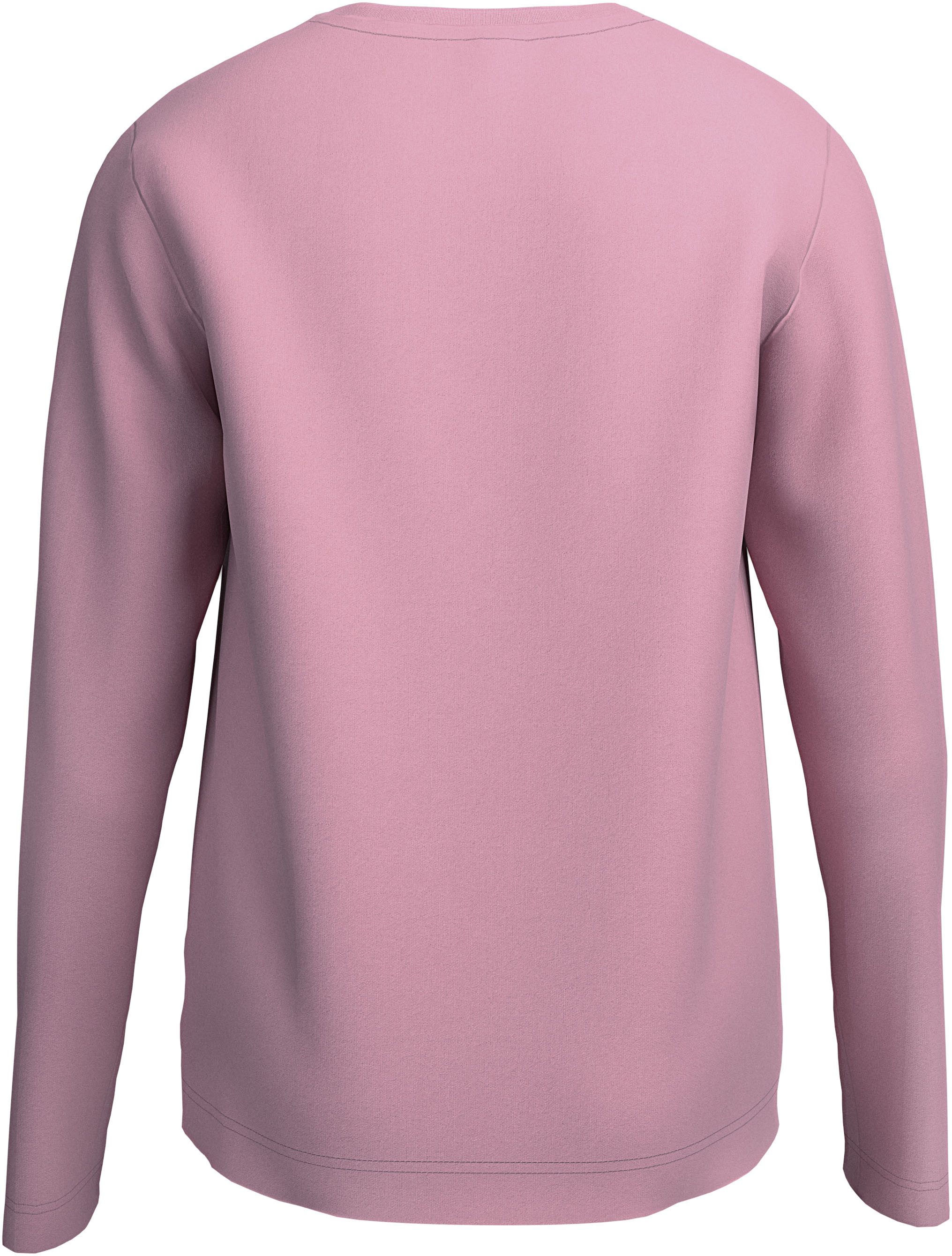 KIDSWORLD Langarmshirt Spruch: MUSS DAS SEIN Lässiger Sprüche-Print