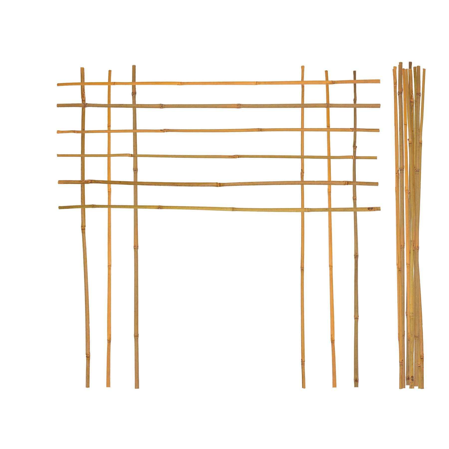 BigDean Ranksäule Pflanzstab Bambusstab 100% Naturprodukt Set, 25 St., Bambusstäbe, 100% Natur, Drinnen & Draußen geeignegt.