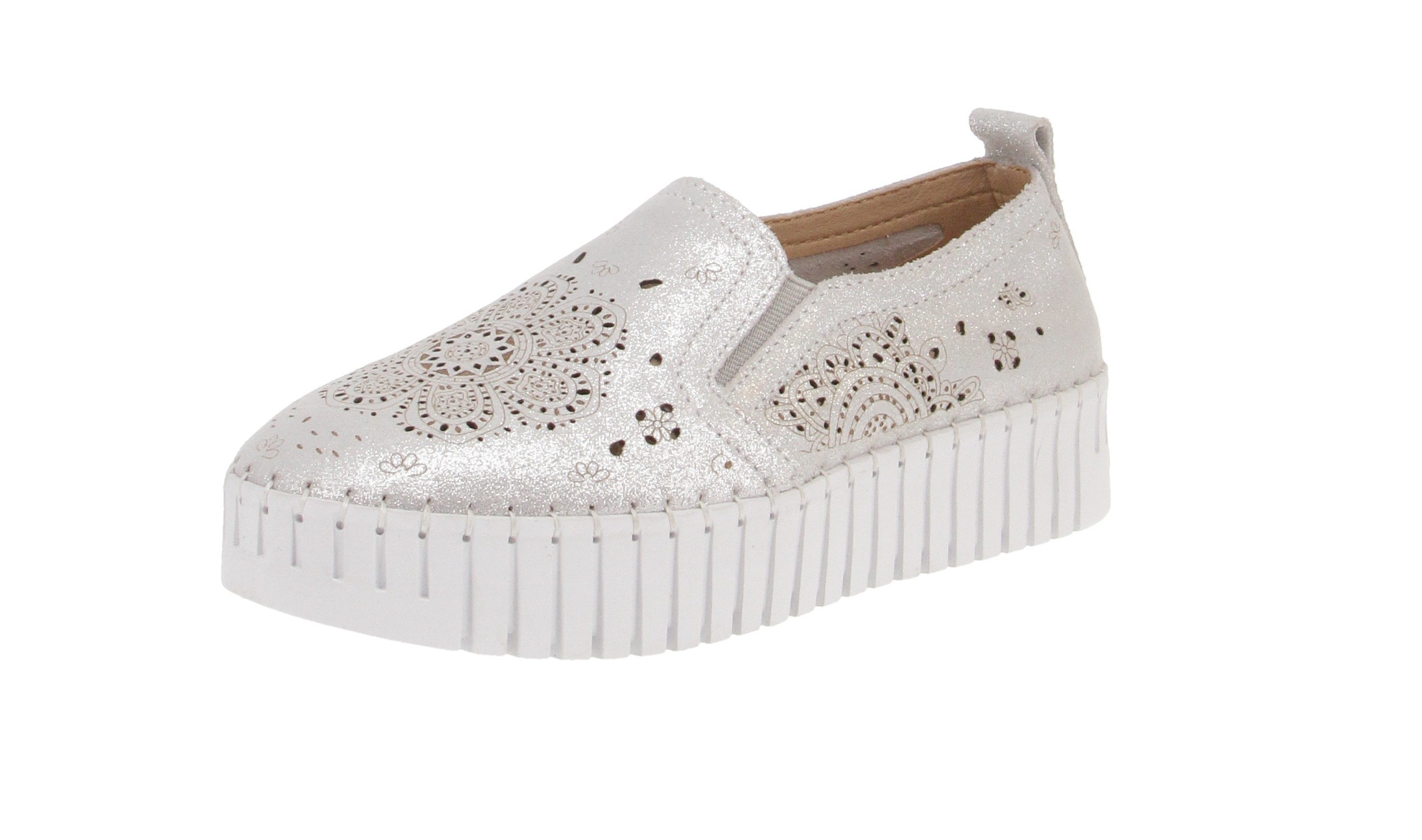 BERNIE MEV Bernie Mev TW Amity - Damen Schuhe Sneaker - Silber Sneaker