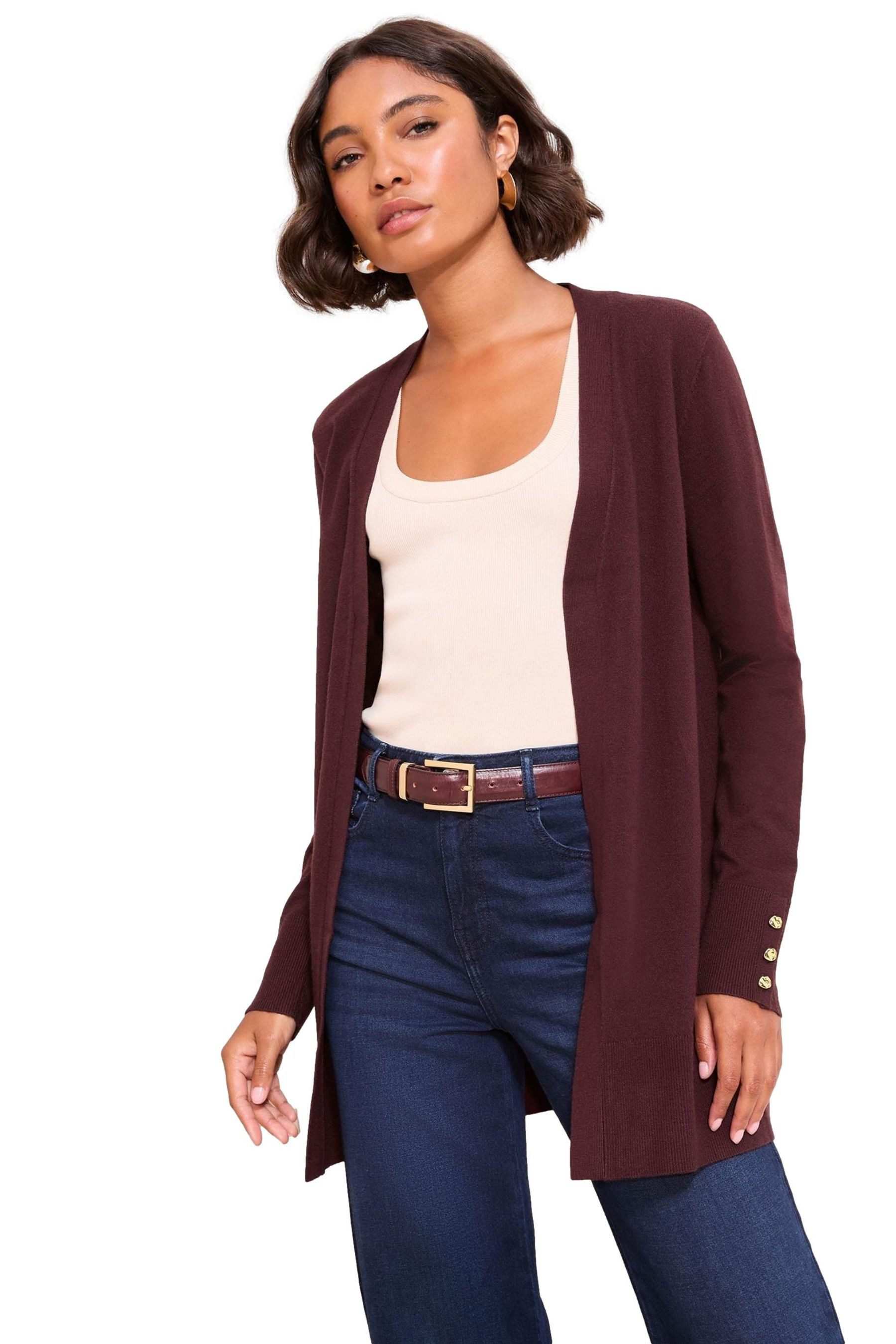 Friends Like These Strickjacke Friends Like These Lange Strickjacke (1-tlg)