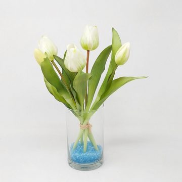 Kunstpflanze, DPI, Höhe 30 cm, Weiß H:30cm D:14cm Kunststoff