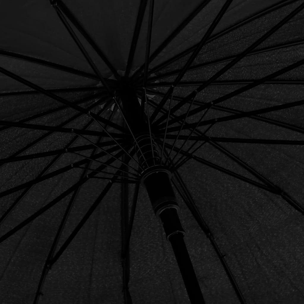 105cm Taschenregenschirm Automatisch vidaXL Schwarz Regenschirm