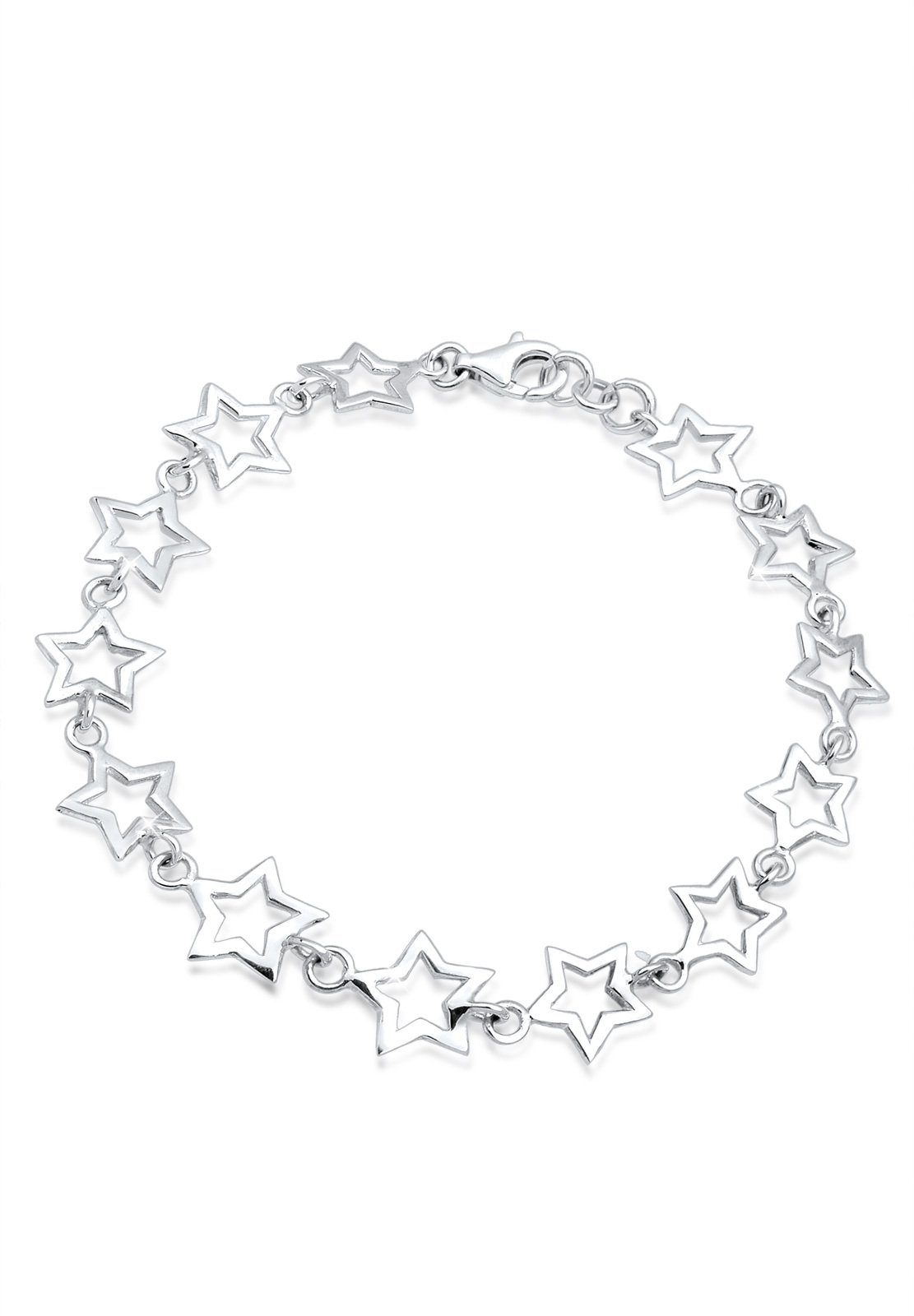 Elli Armband Sterne 925 Sterling Silber, In sehr hochwertiger  Juweliersqualität gefertigt