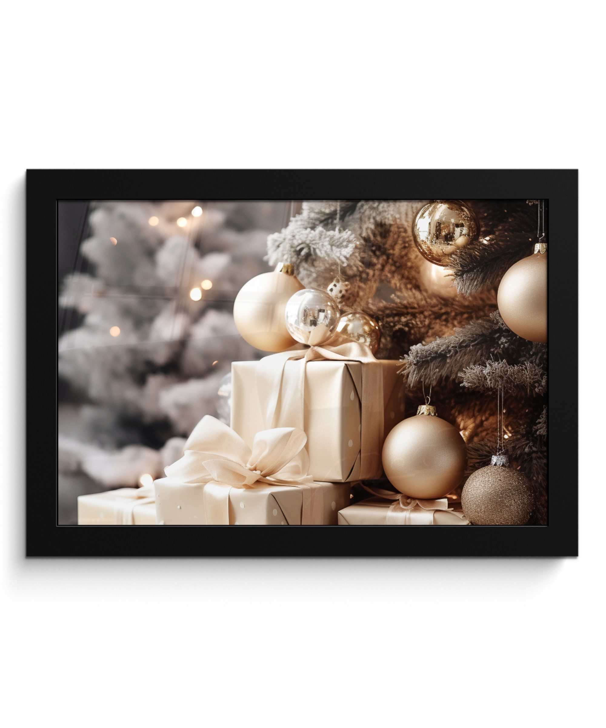 MuchoWow Poster Weihnachtsbaum - Geschenke - günstig online kaufen