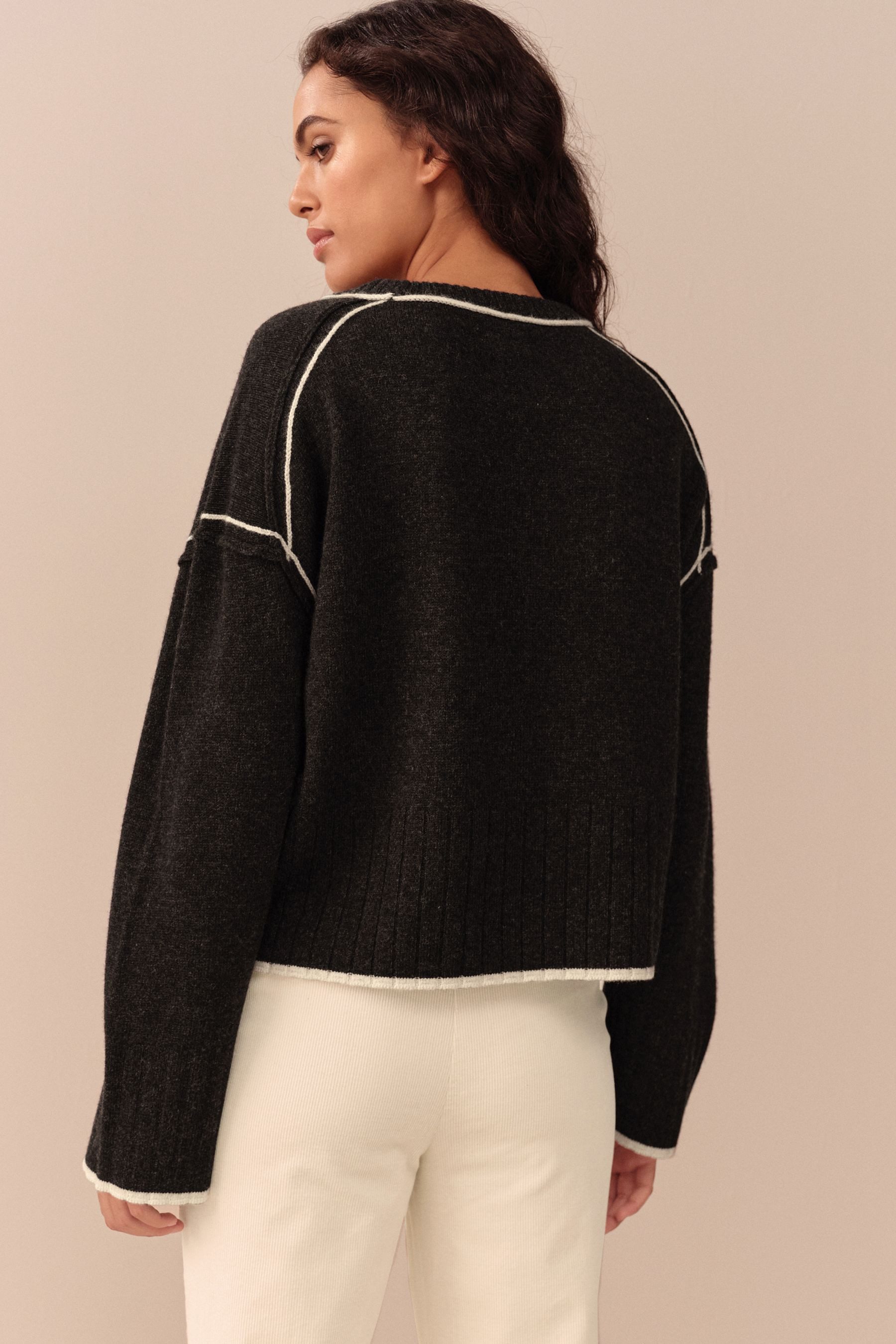 Next Rundhalspullover N. Premium Rundhalspullover aus 100 % Lambswool (1-tl günstig online kaufen