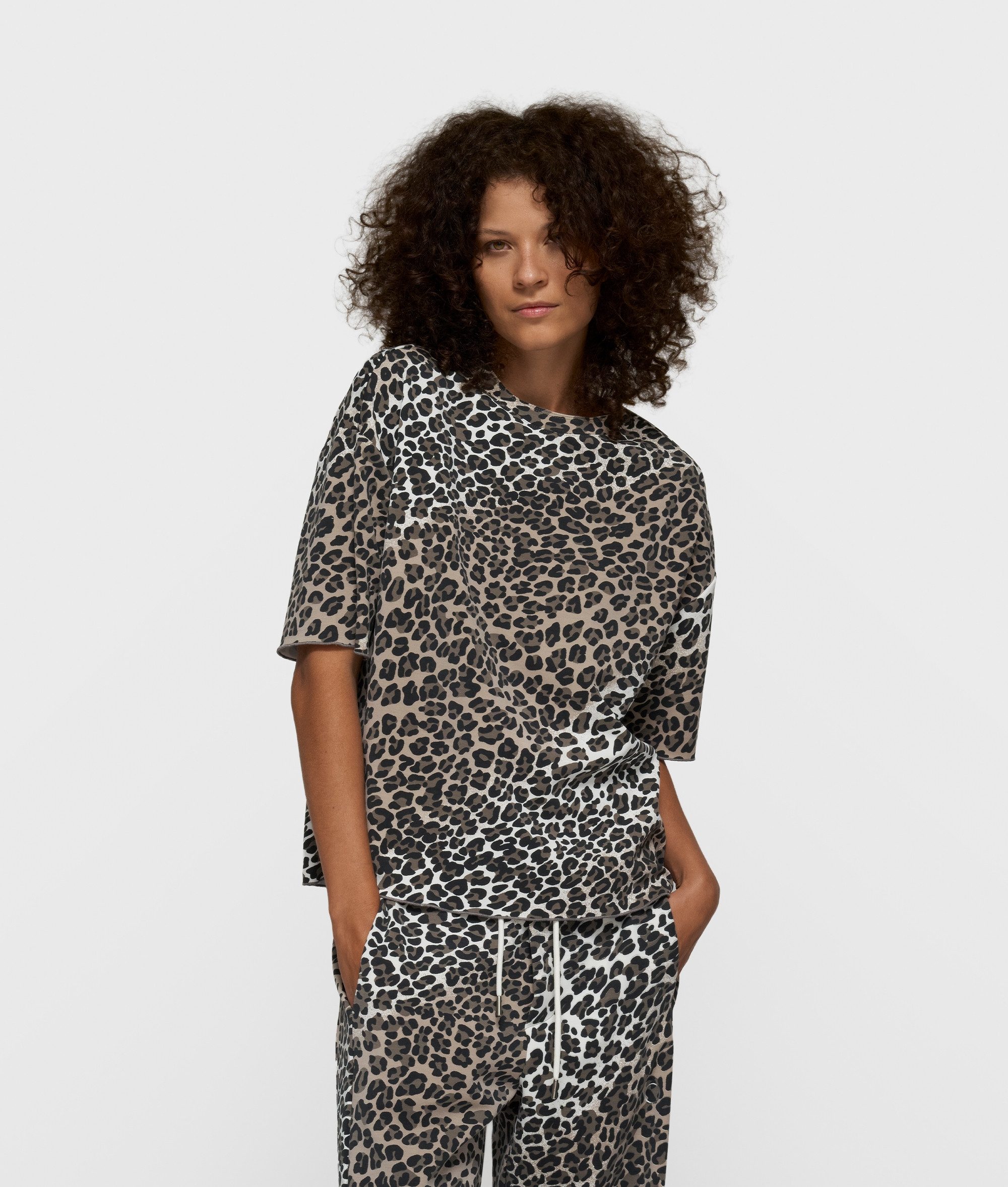 10DAYS T-Shirt soft scuba tee leopard günstig online kaufen