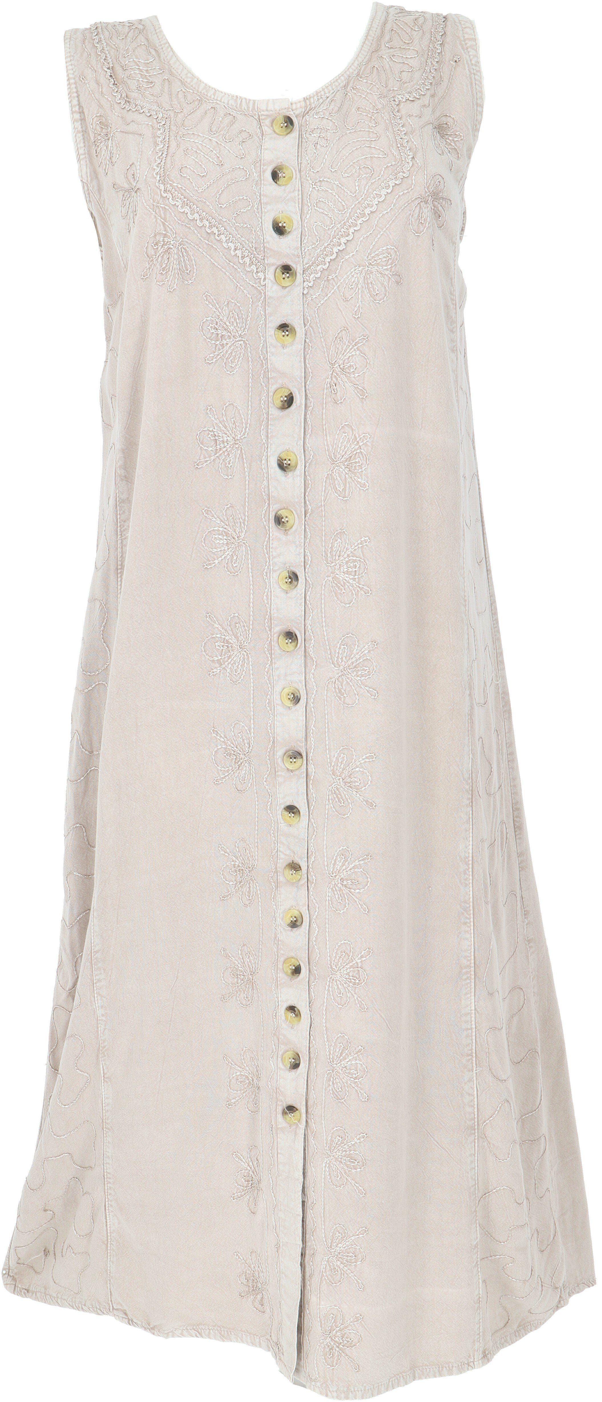 Guru-Shop Midikleid Besticktes Boho Sommerkleid, indisches günstig online kaufen
