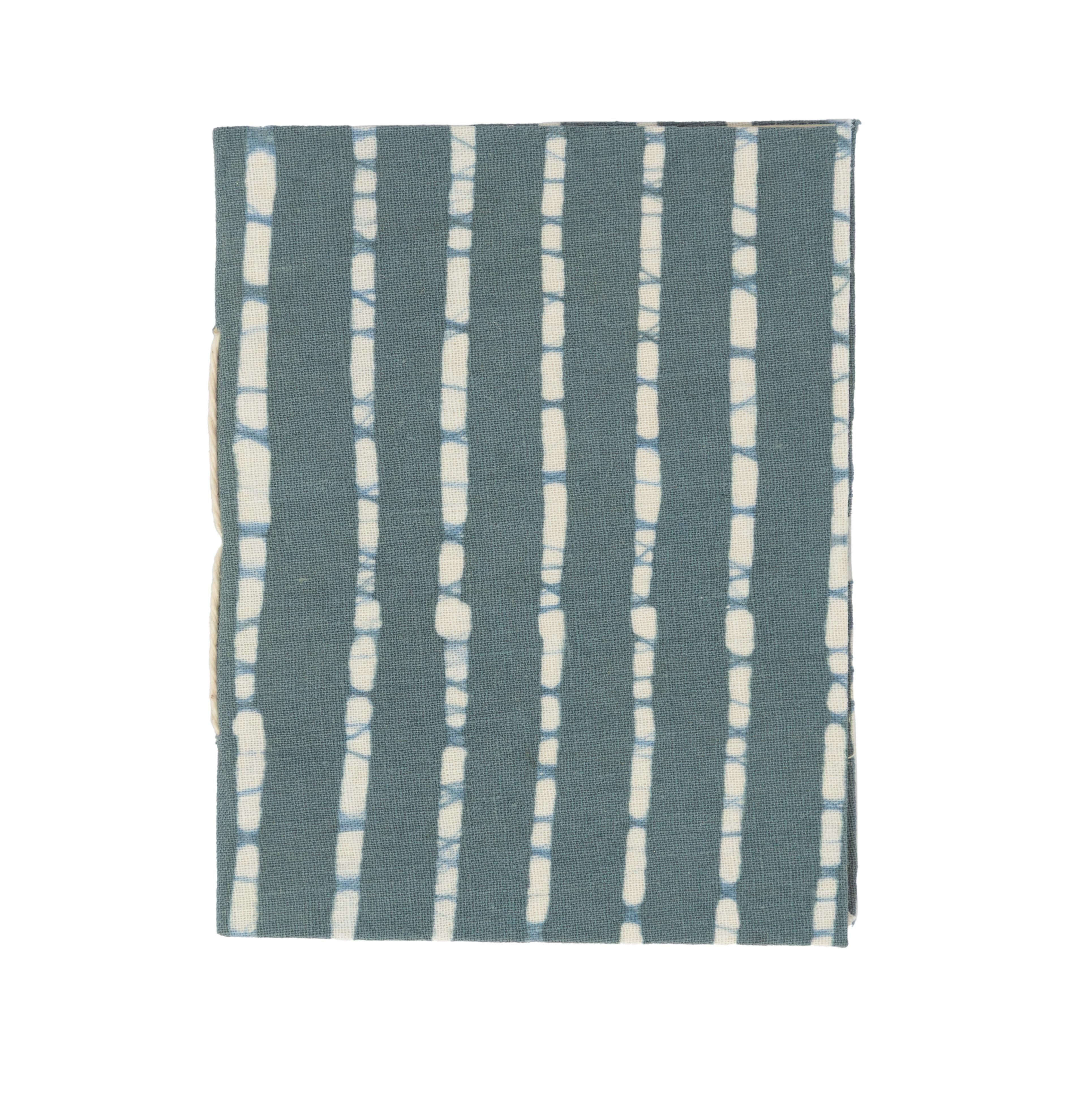 El Puente Notizbuch Notizbuch mit Stoffumschlag in Grau, Handmade, Handmade