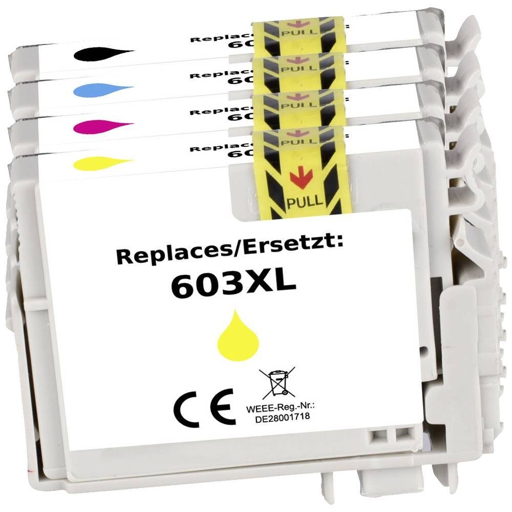 Renkforce Tinte ersetzt Epson 603XL, T03A6, T03A1, T03A2, T03A3 RF-5655898 Tintenpatrone