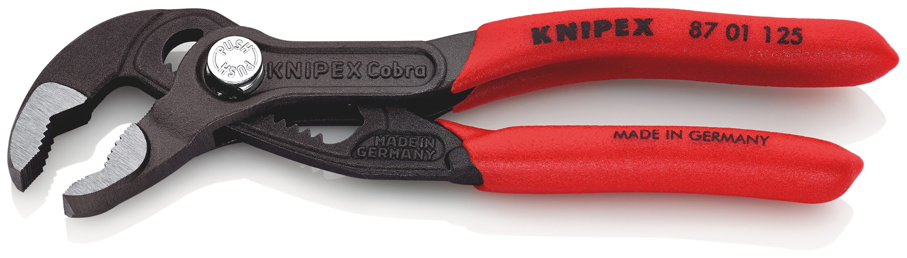 Thumbnail - Wasserpumpenzange KNIPEX 87 01 125 Cobra® Hightech Wasserpumpenzange 125 mm poliert mit