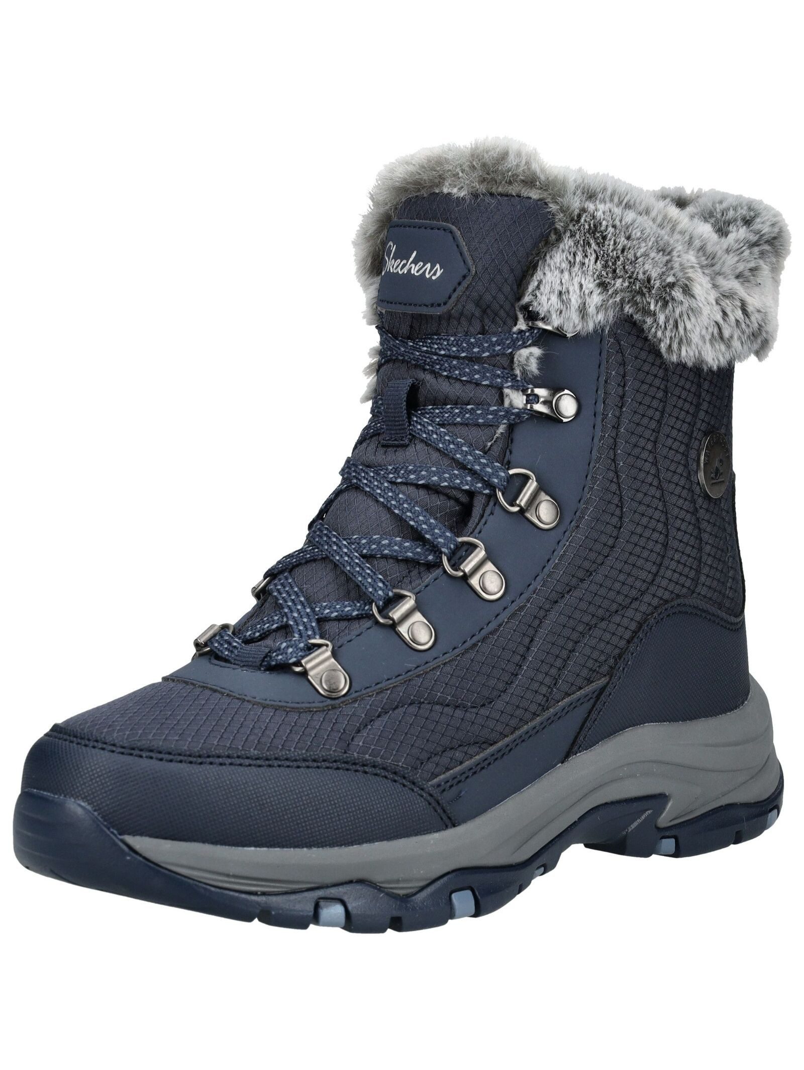 Skechers Stiefelette Lederimitat/Textil Schnürstiefelette