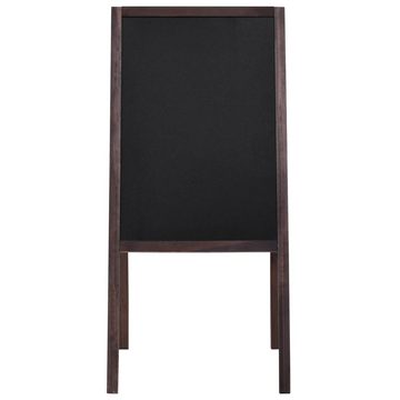 vidaXL Wandtafel Tafel Kundenstopper Doppelseitig Zedernholz Freistehend 40×60cm