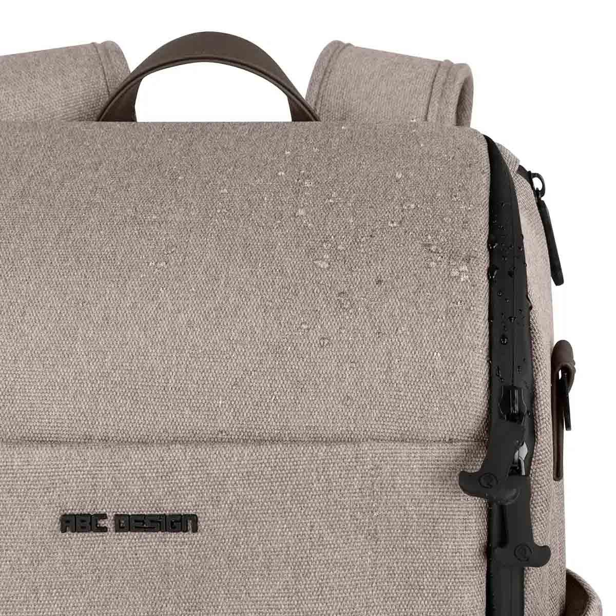 ABC Design Wickeltasche Wickelrucksack Active, Modell 2025, Farbe: Camel