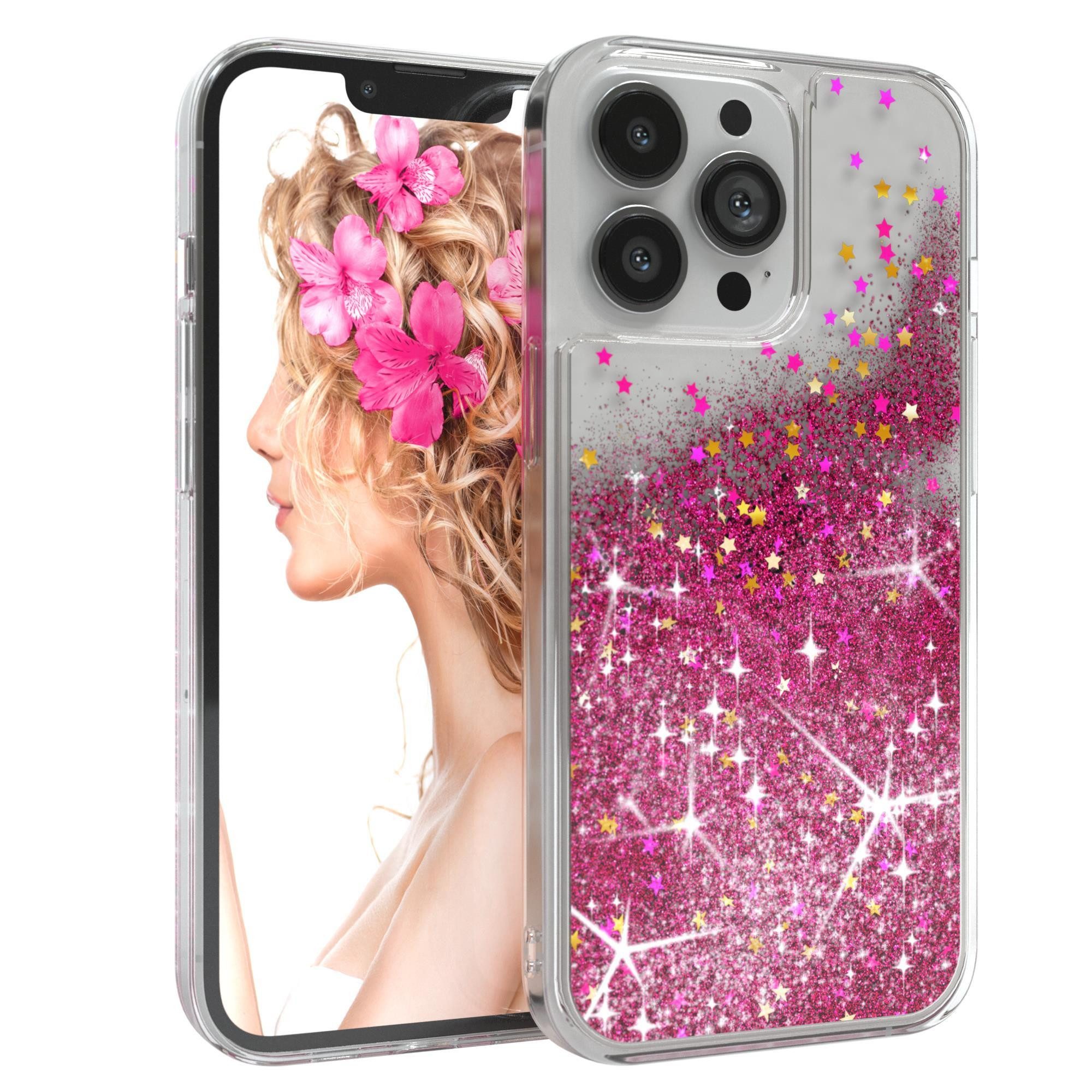 Handyhülle Liquid Glittery Case für Apple iPhone 13 Pro