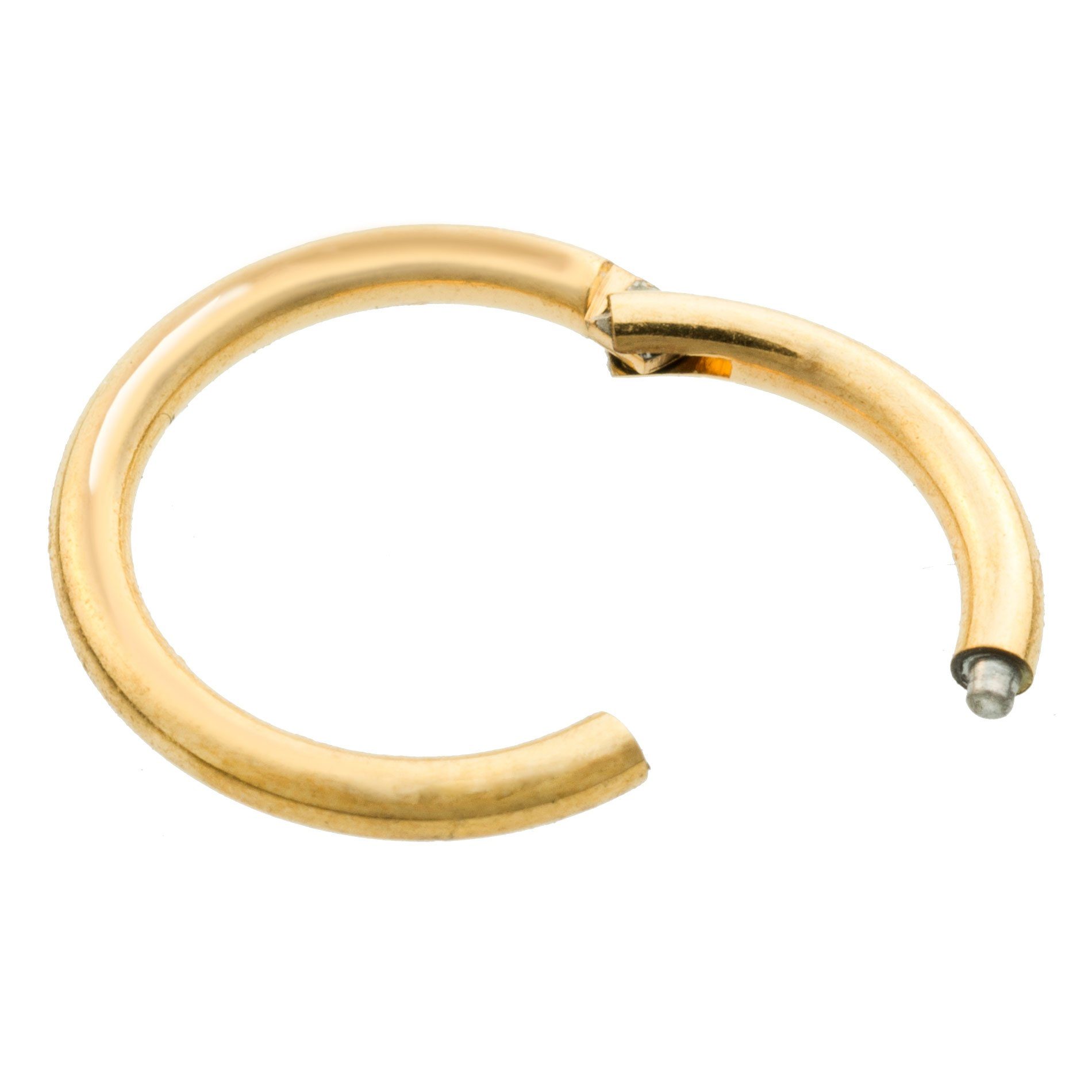 Paletti Single-Creole Ohrring Segmentring Septum-Helix-Tragus Klicker Ohrläppchen