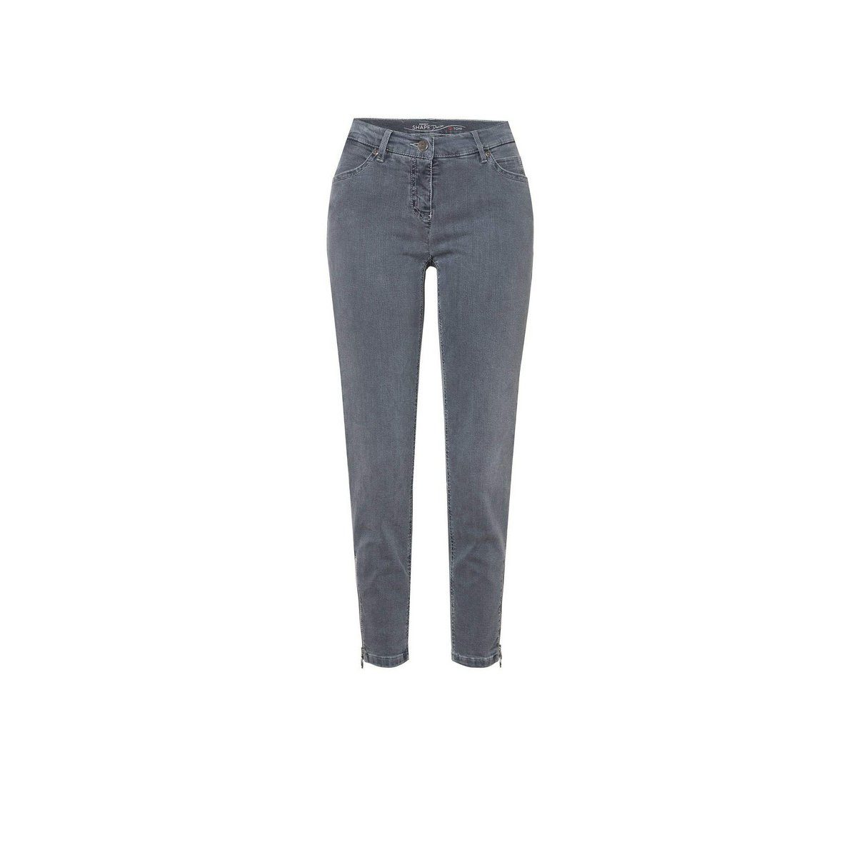 TONI 5-Pocket-Jeans grau (1-tlg) dark grey | Straight-Fit Jeans