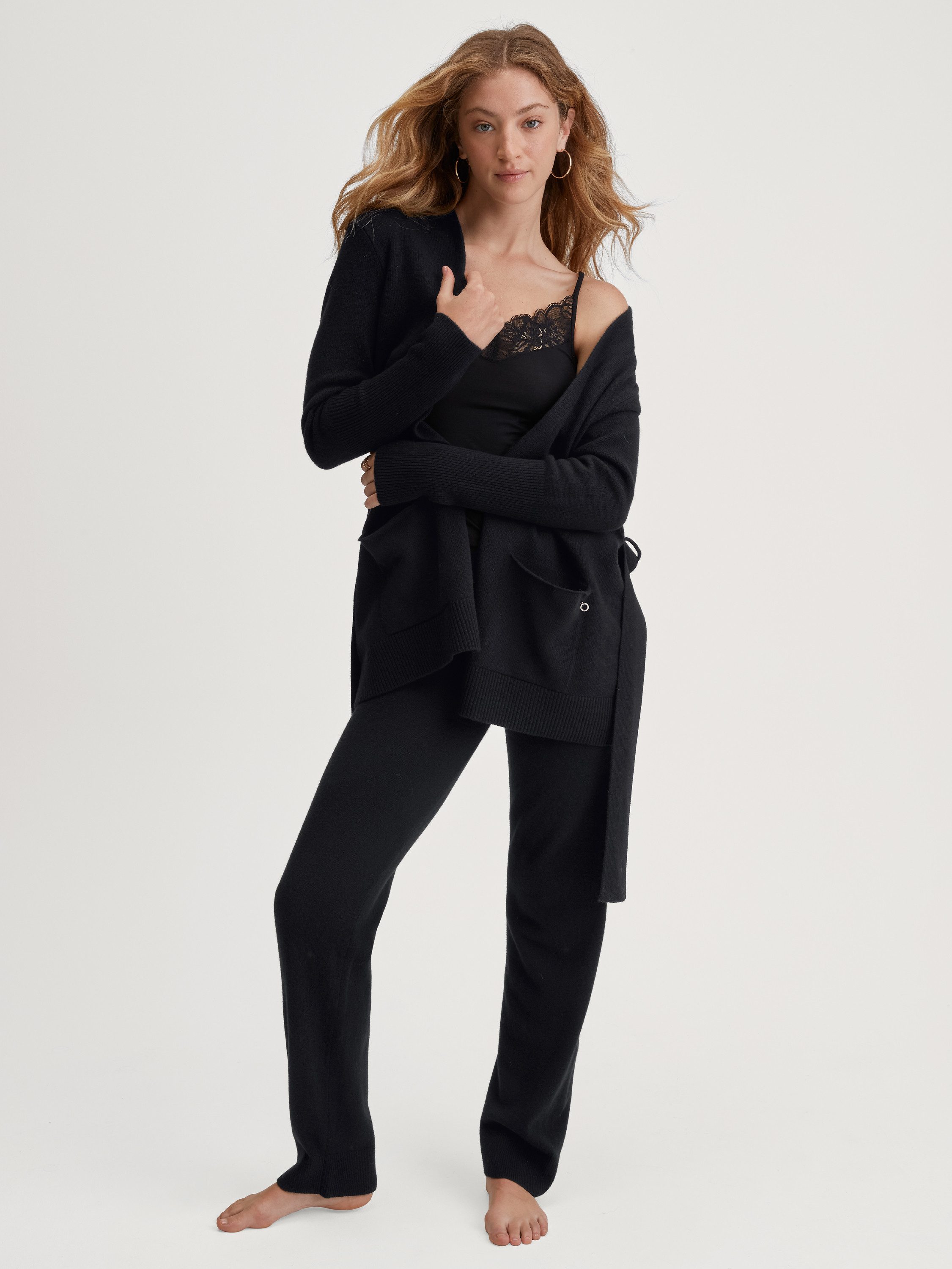 CALIDA Pyjamahose The Cosy Collection Damen (1-tlg) aus 100% Merinowolle
