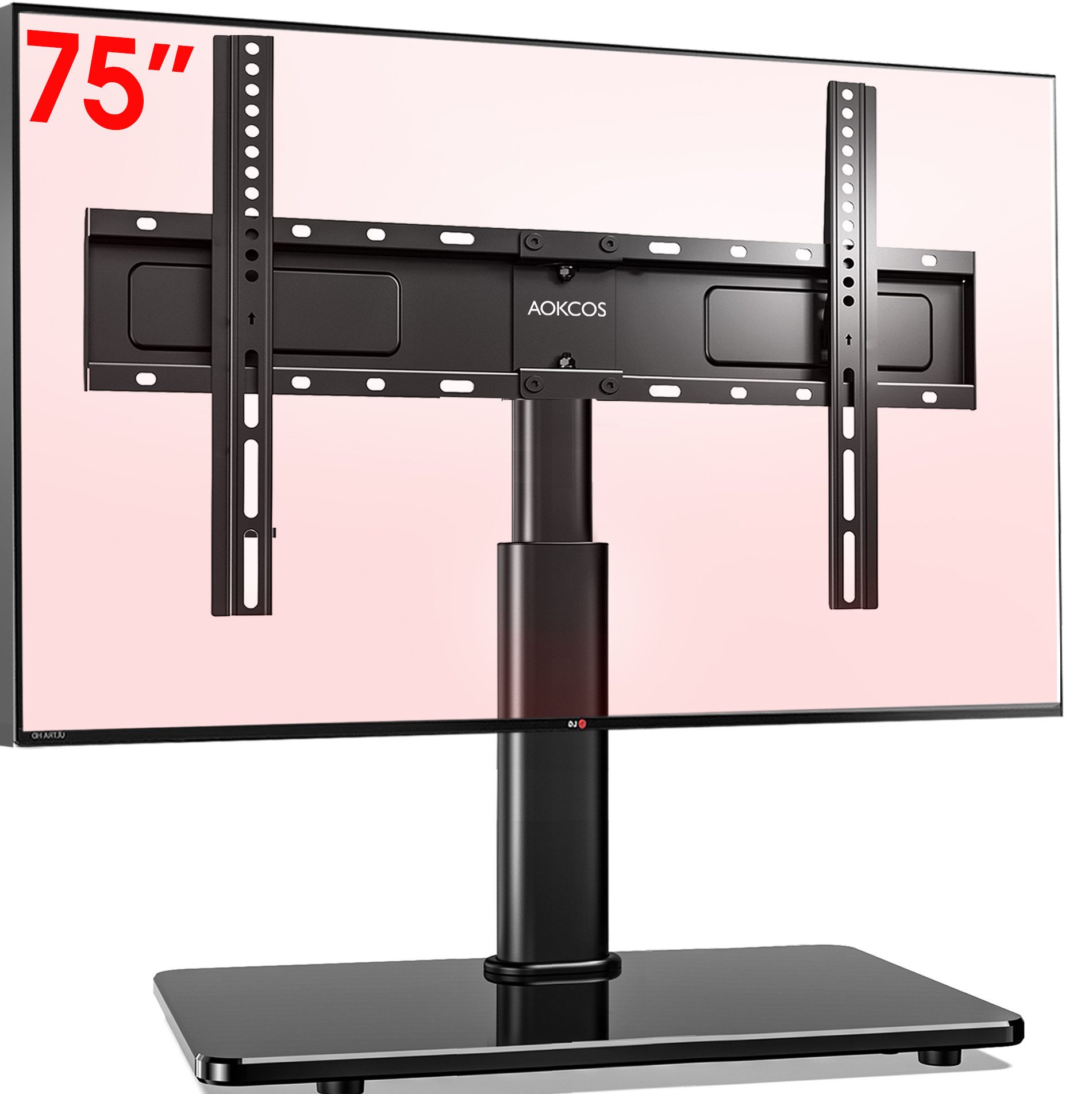 AOKCOS TV-Ständer, (bis 75 Zoll, Höhe 900mm)