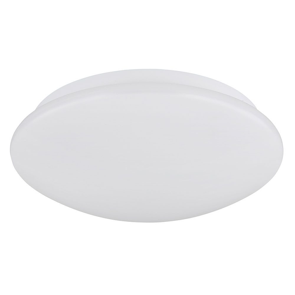 GLOBO LIGHTING LED Deckenleuchte, LED-Leuchtmittel fest verbaut, Neutralweiß, Deckenleuchte Deckenlampe Esszimmerleuchte rund weiß matt 1 flammig