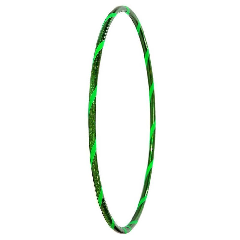 Hoopomania Hula-Hoop-Reifen Super Ø60cm, Kinder Hoop, Grün-Grün Star Hula