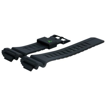 CASIO Uhrenarmband 27mm Kunststoff Schwarz STL-S100H