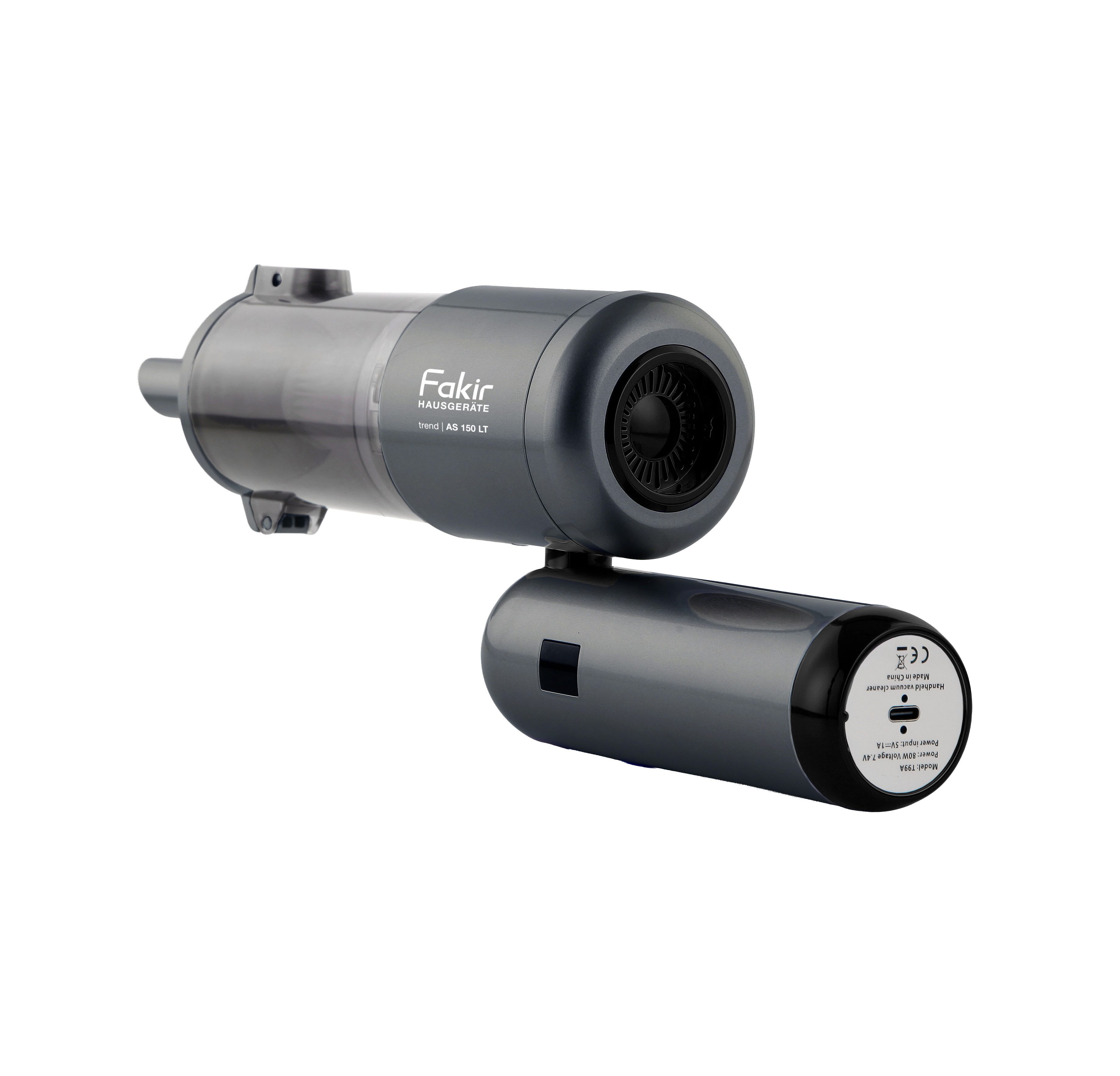 FAKIR Akku-Handstaubsauger FAKIR Akku-Handstaubsauger trend AS 150 LT anthrazit/schwarz, 120 W