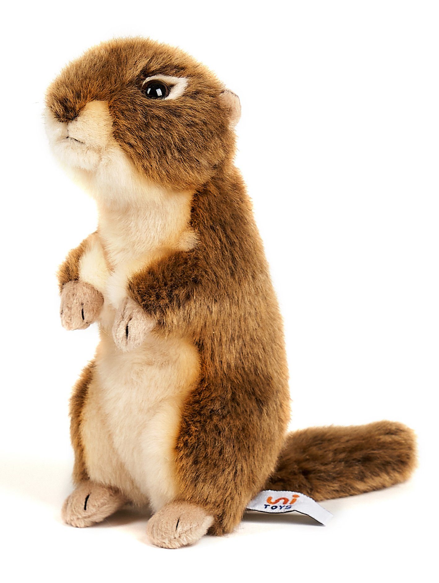 Kuscheltier Ziesel, stehend - 20 cm (Höhe) - Plüsch-Erdhörnchen - Plüschtier
