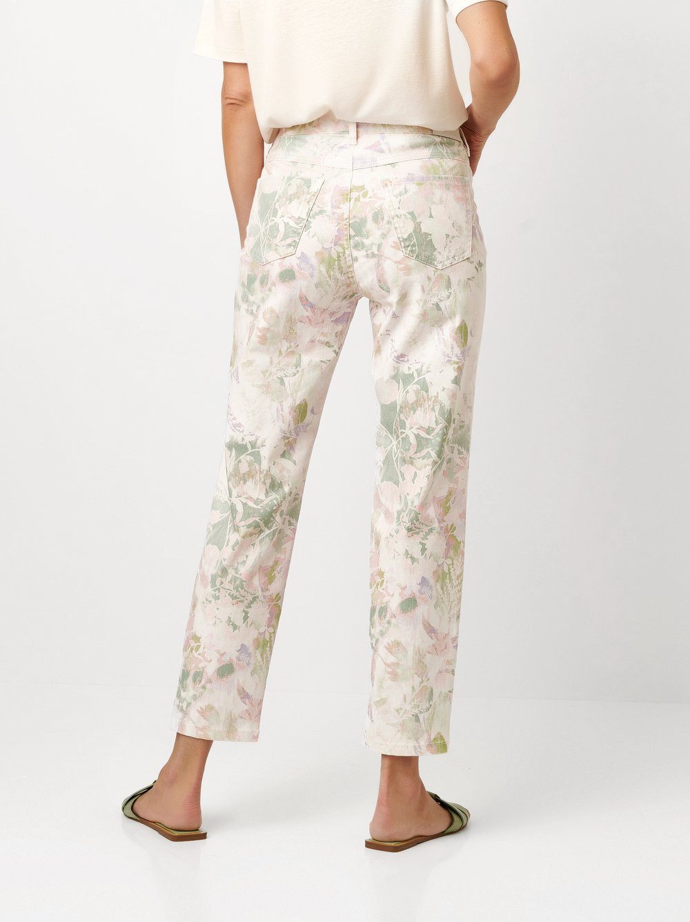 TONI 7/8-Jeans Perfect Shape mit floralem Muster