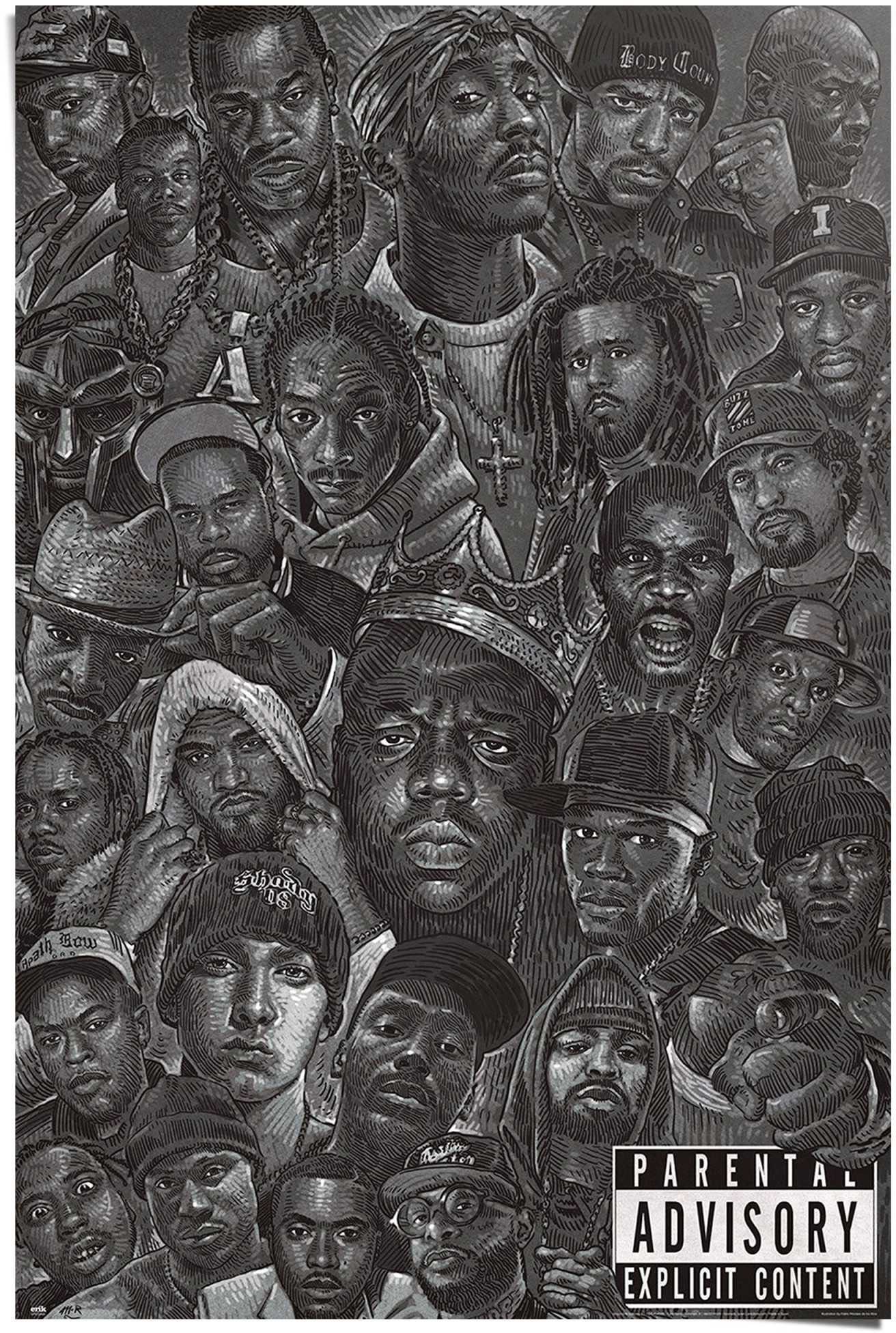 Reinders! Poster Rap Ikonen günstig online kaufen