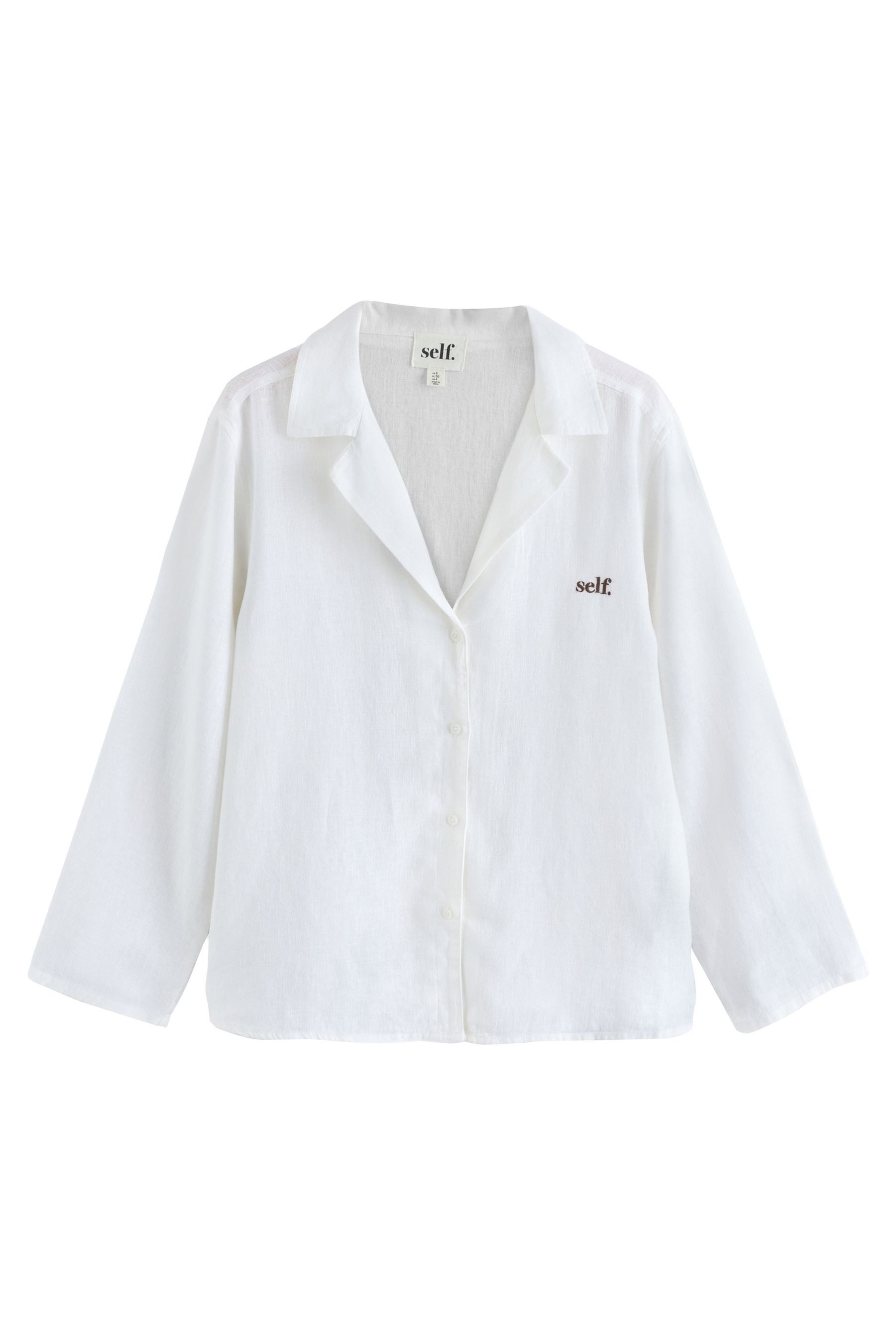 self Strandshirt Self. Co-ord-Strandhemd aus Leinenmischung (1-tlg)