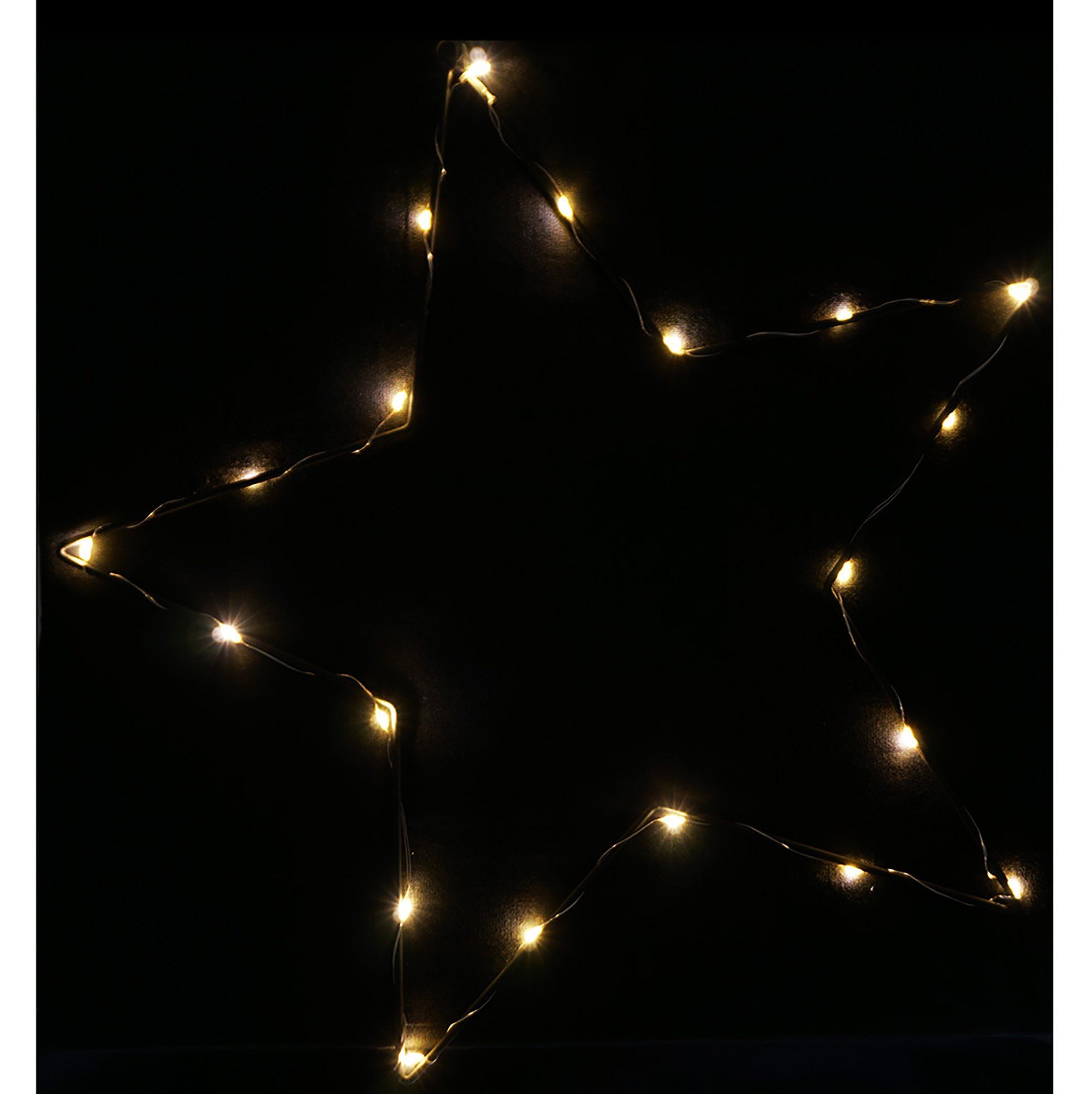 Annastore LED Stern LED Weihnachtsstern Beleuchtung - warmweiß mit Timer, b günstig online kaufen