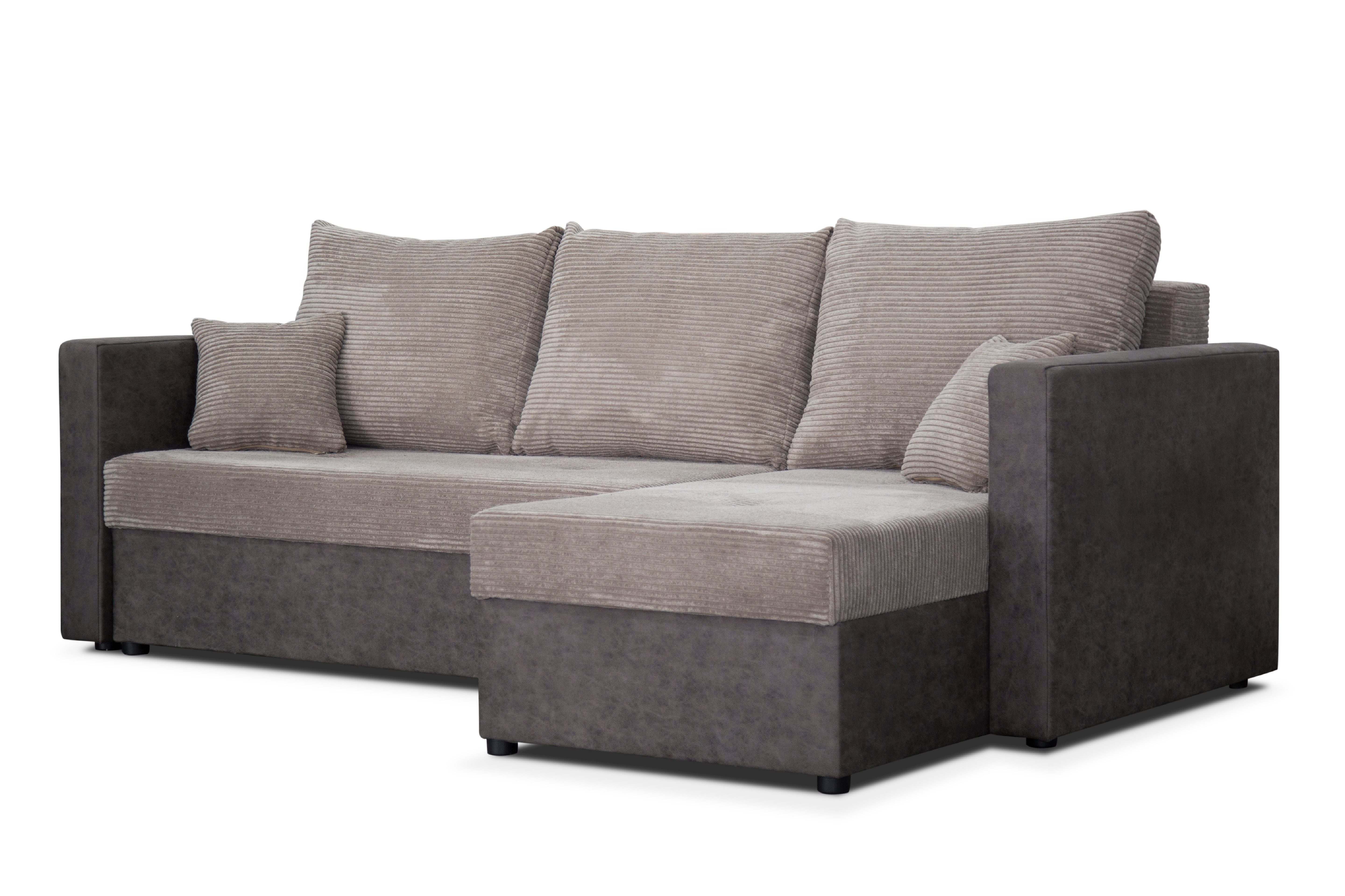 Konstanta Möbelhaus Schlafsofa ER-1 Boxspringsofa mit Bettfunktion 223x140, Pocket-Spring