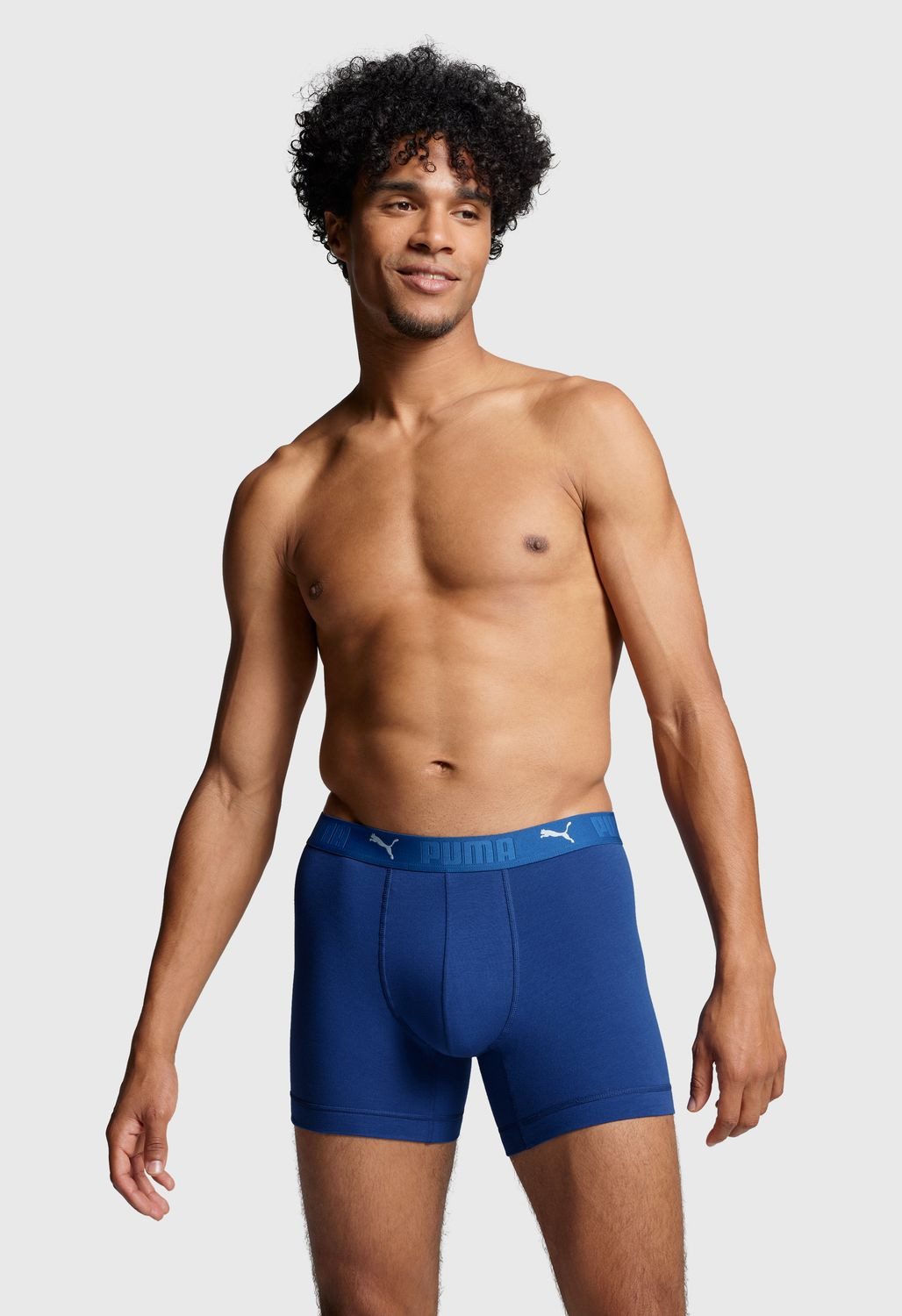 PUMA BODYWEAR Boxershorts Sport (Set) ohne Eingriff, Webgummibund, Logo im 4er SPARPACK