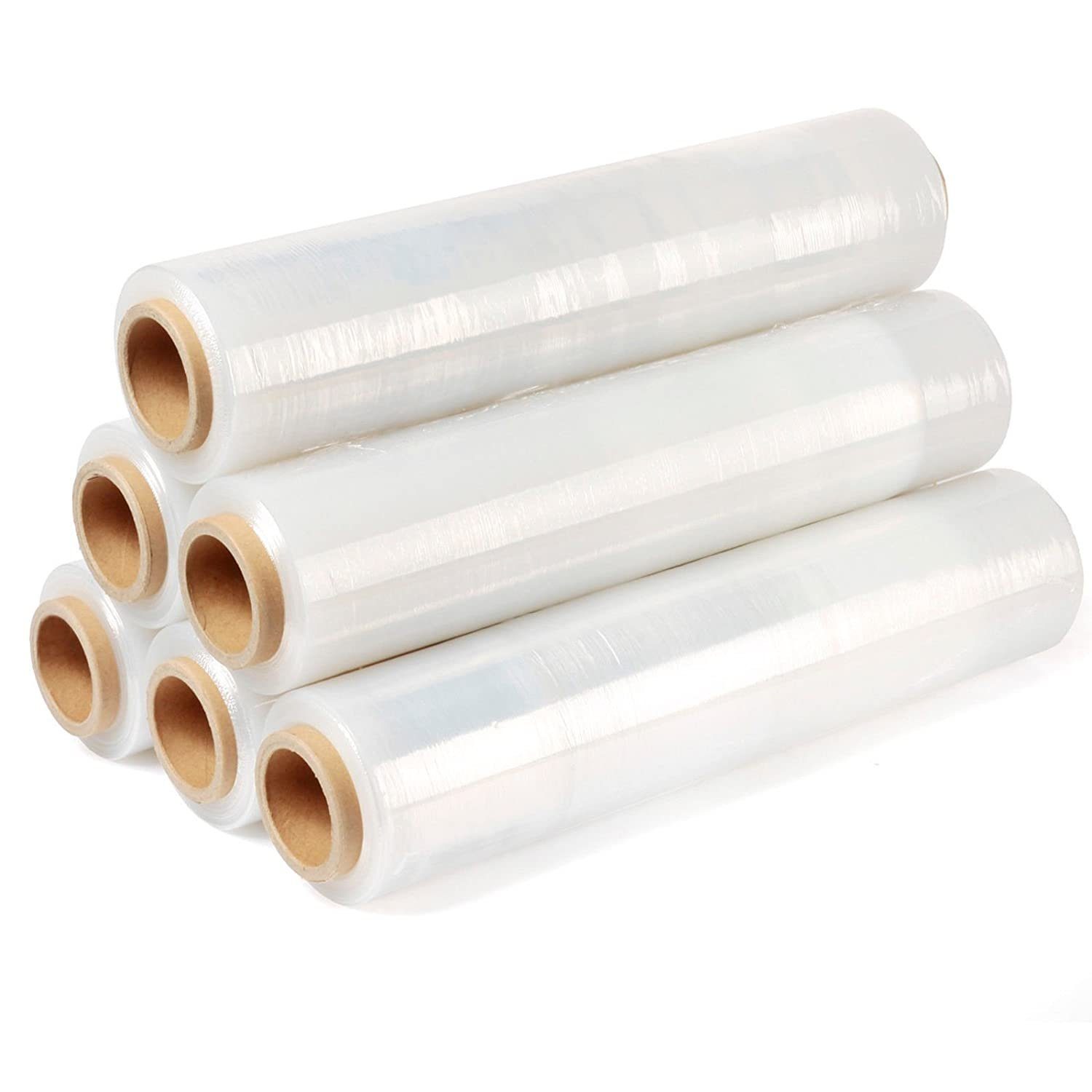 Schutzfolie Stretchfolie Wickelfolie Transparent 300m x 20my x 500mm