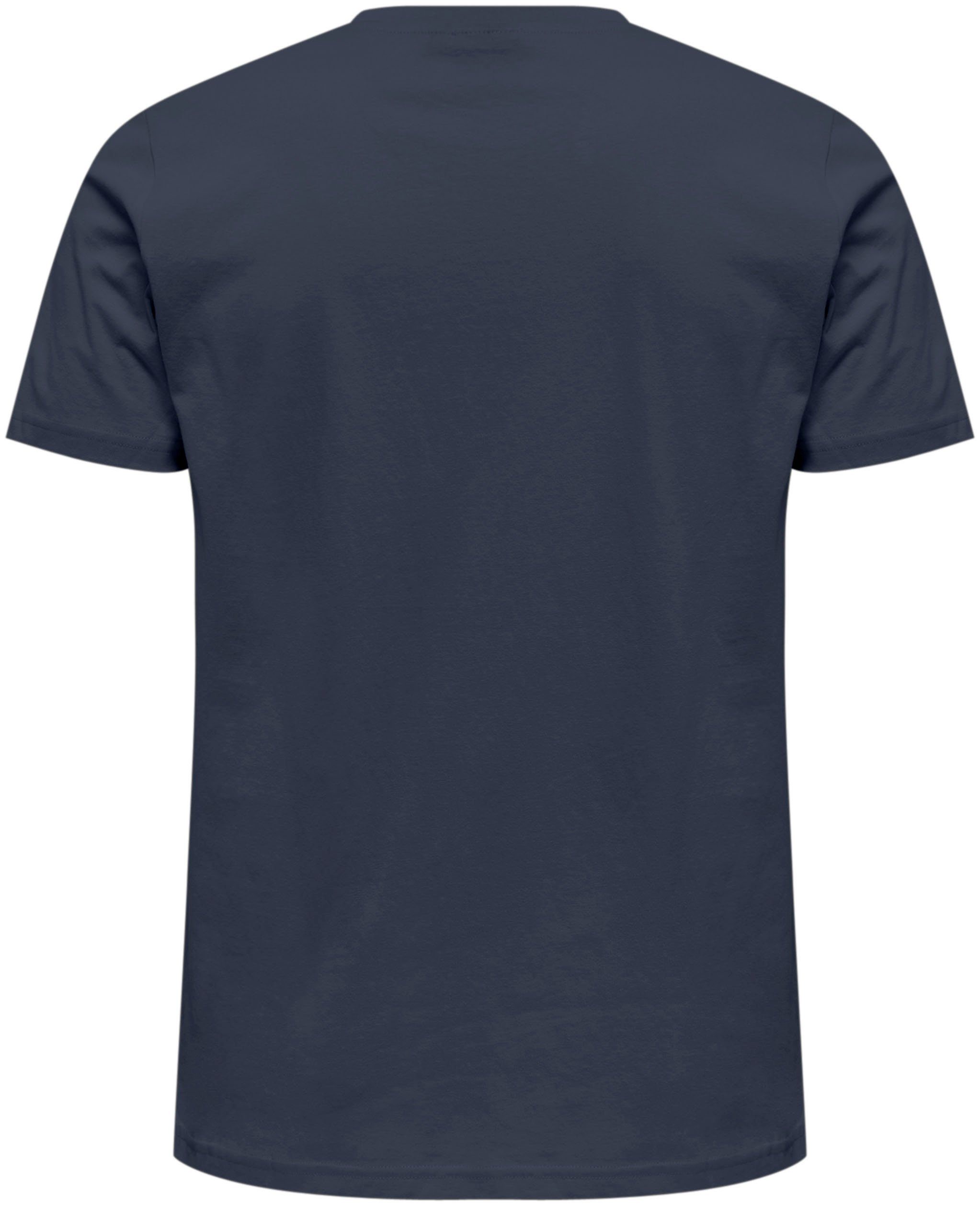 mit Logo hummel Print T-Shirt marine
