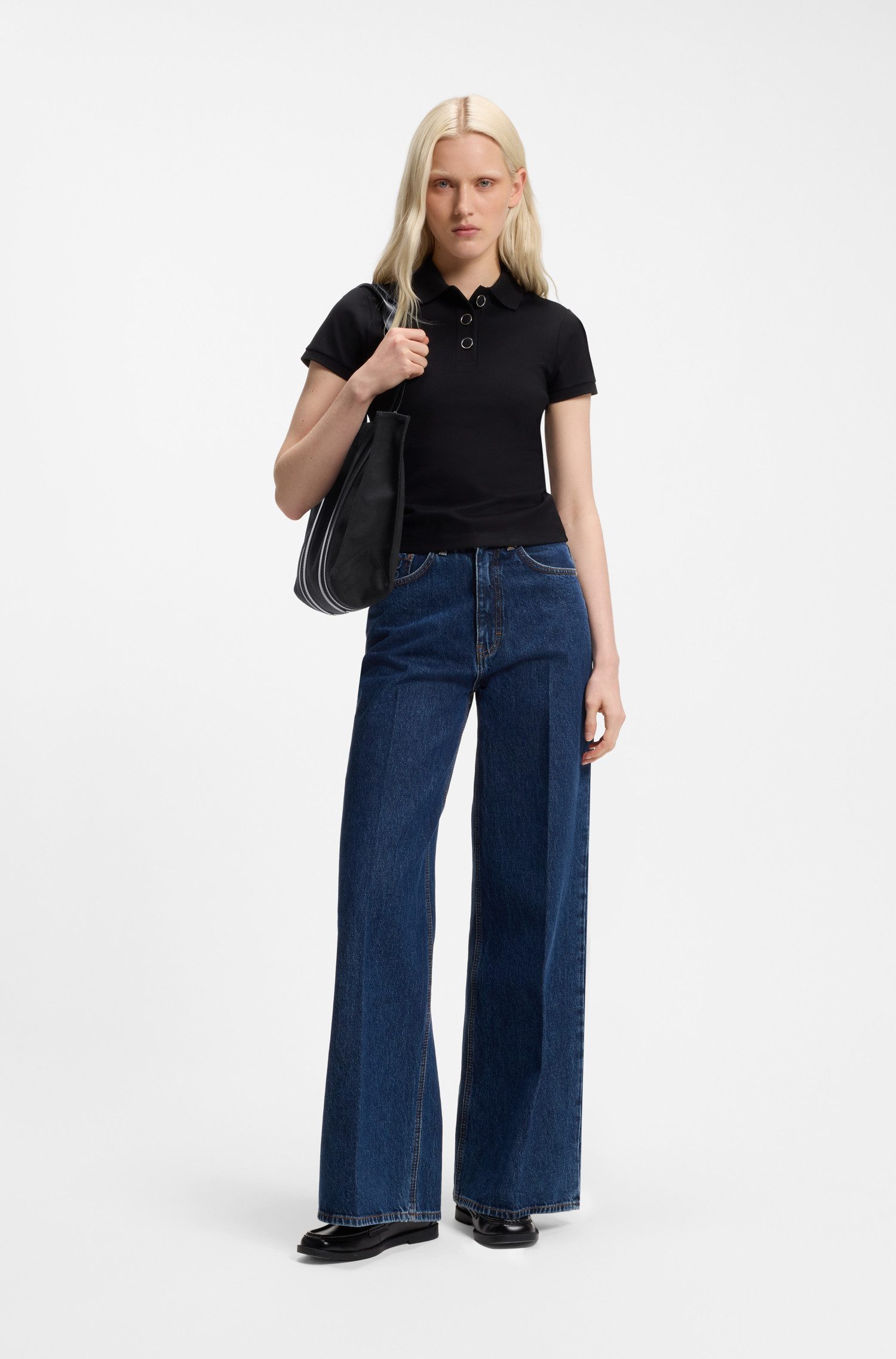 HUGO Shopper Thenah_Tote, große Umhängetasche, Schultertasche, Shoppingbag