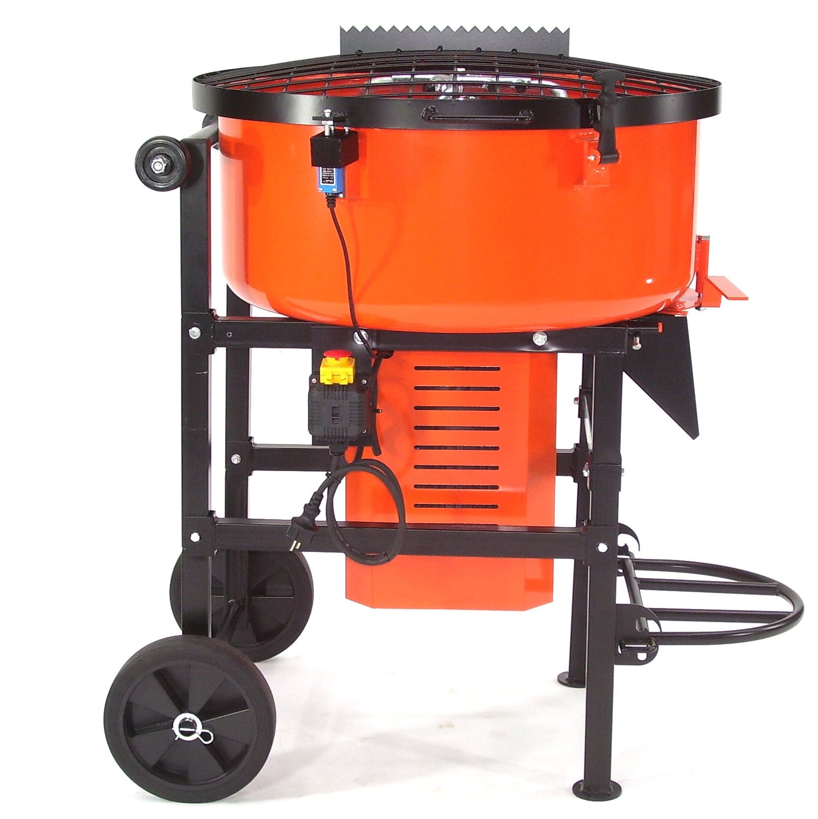 Apex Betonmischer Zwangsmischer Betonmischer 120 Liter Mörtelmischer Zementmischer 54960, (1 St)