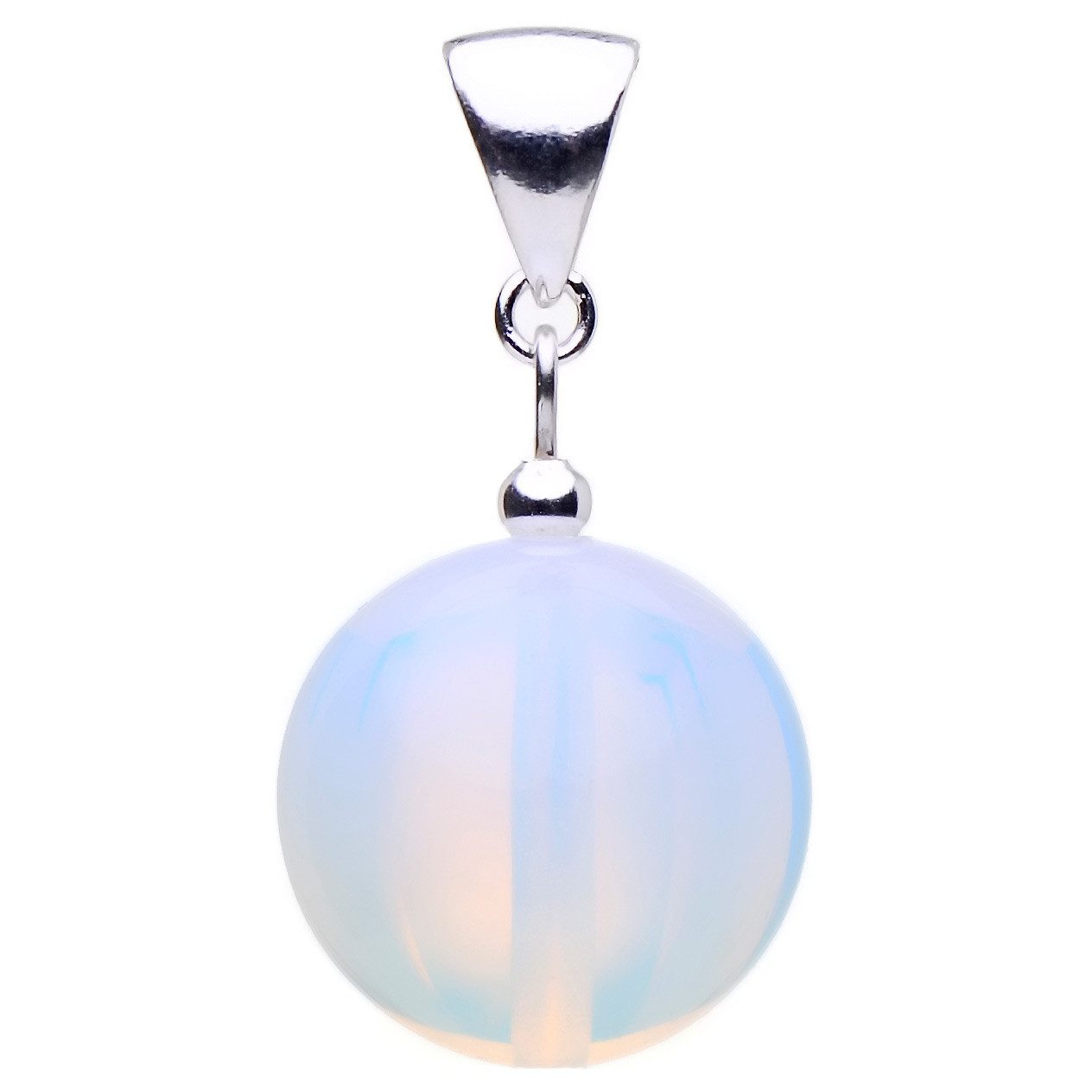 Schmuck Krone Kettenanhänger Anhänger aus Opalit-Mondstein & 925 Silber, Si günstig online kaufen