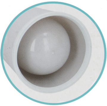 Bubble-Store WC-Reinigungsbürste Silikon Toilettenbürste mit Halterung, Bürstenkopf mit spezieller Randbürste zum Abziehen