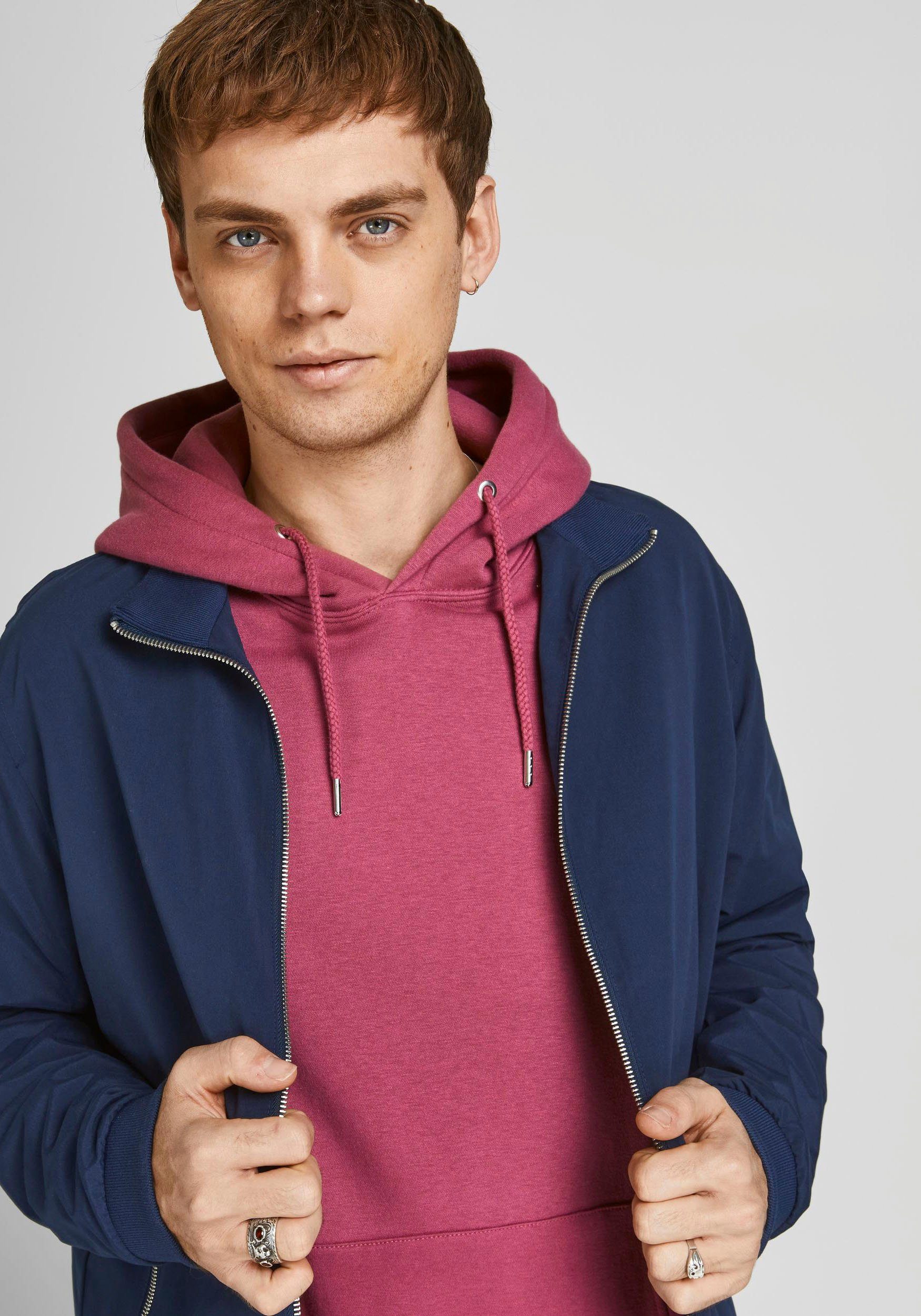 Jack & Jones Blouson JJERUSH Stylisch, funktional, ideal für Herbst, pflegeleicht mit stylischem Stehkragen