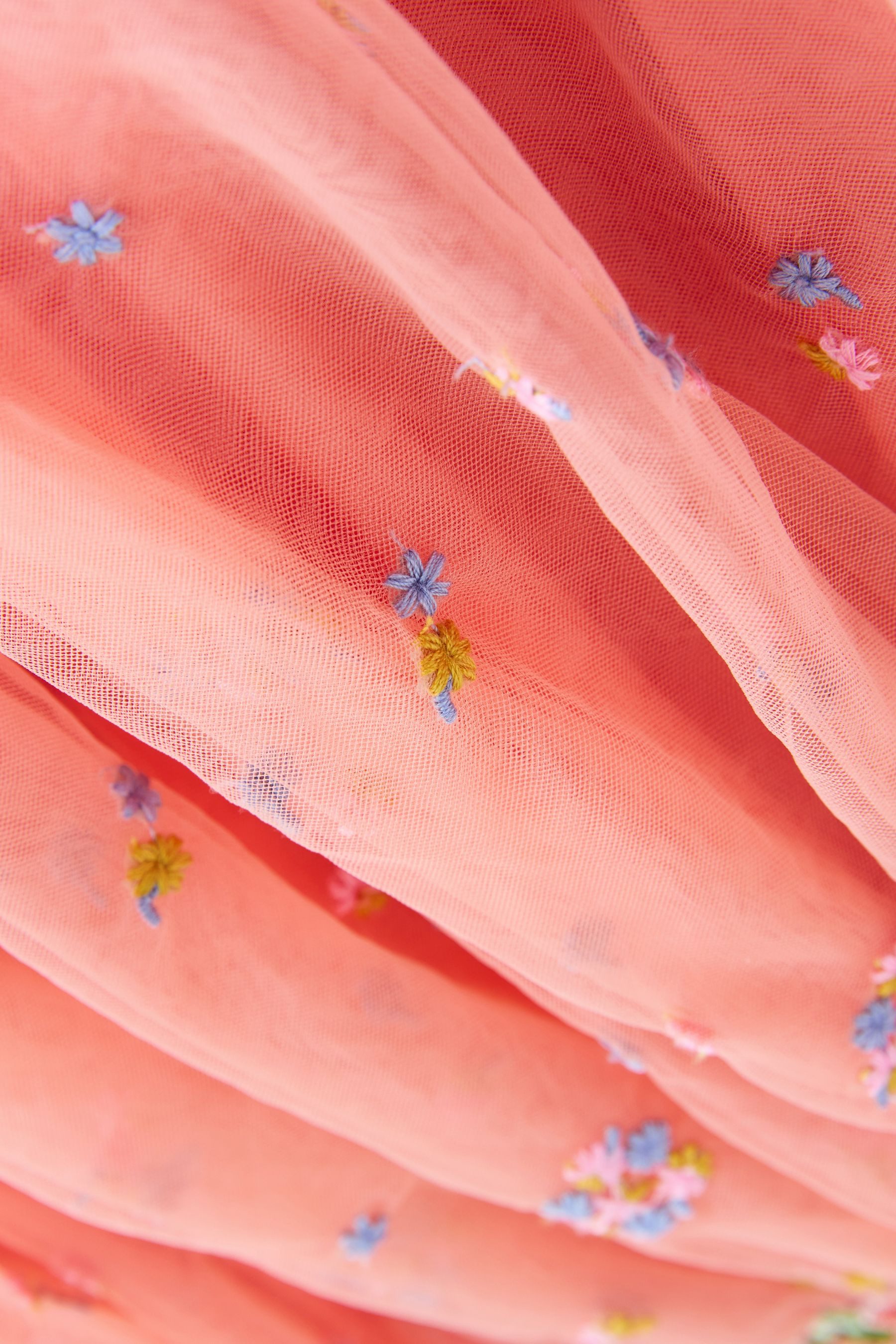 Next Tüllkleid Besticktes Kleid aus Netzstoff (1-tlg)