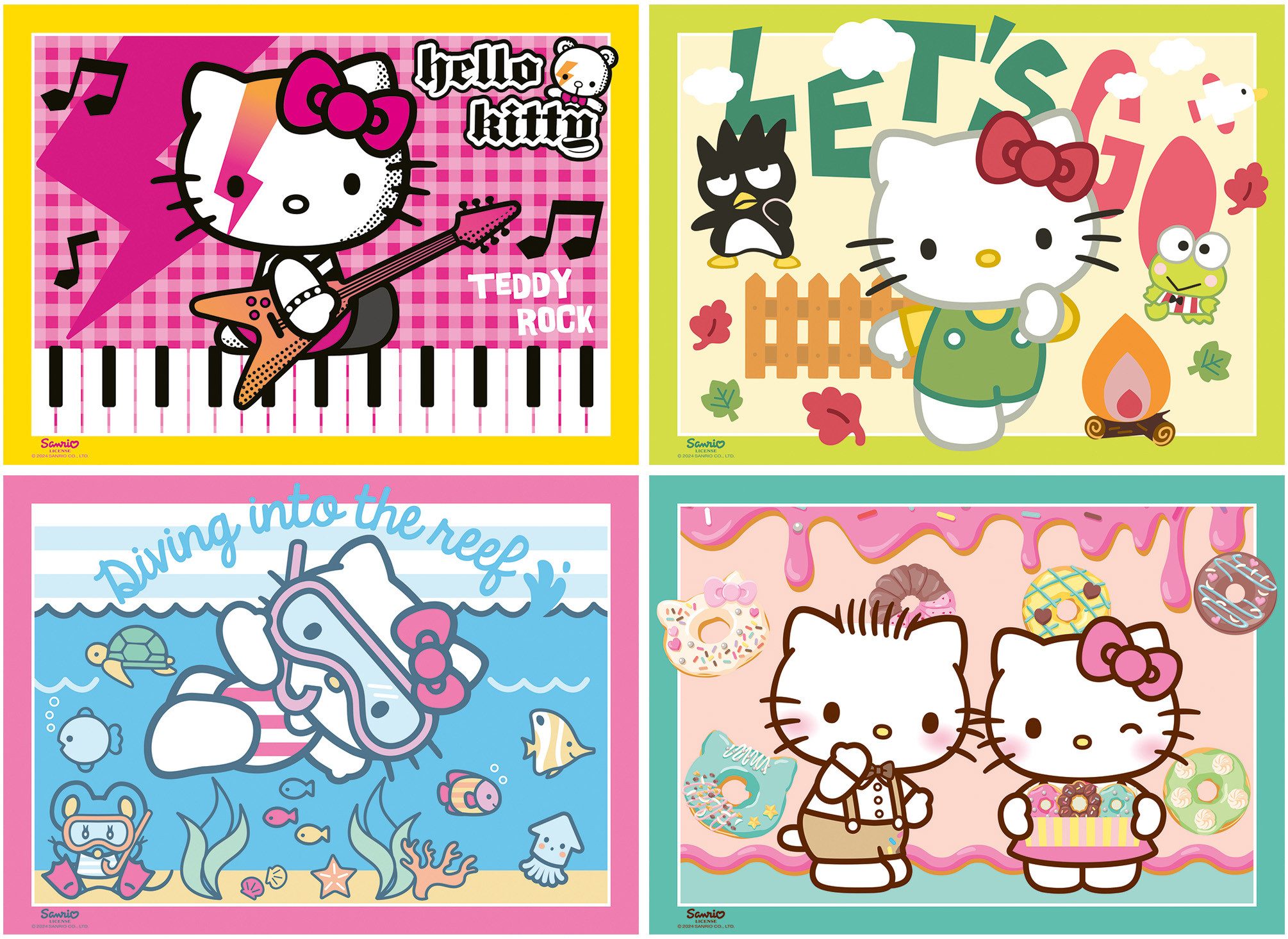Ravensburger Puzzle Los geht's, Hello Kitty!, 400 Puzzleteile, Made in Europe