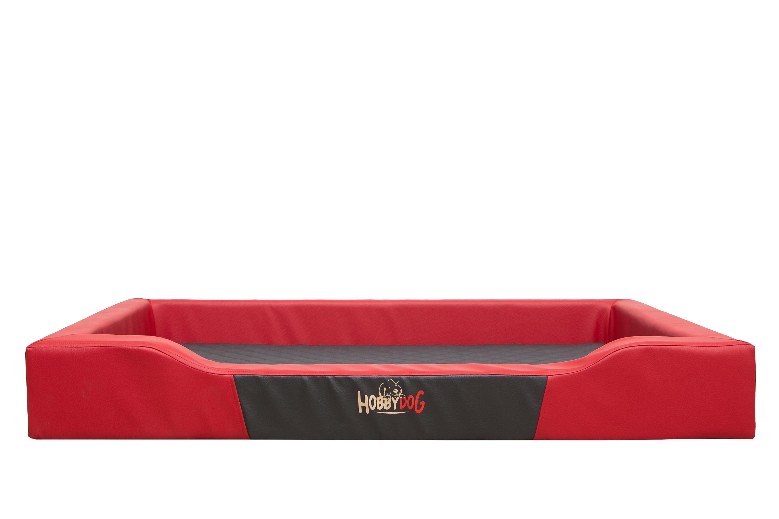 Bjird Tierbett Hundebett Charly aus Kunstleder, Bezug abnehmbar und waschbar, Hundesofa für kleine und grosse Hunde, Größe: S,M,L(XL)