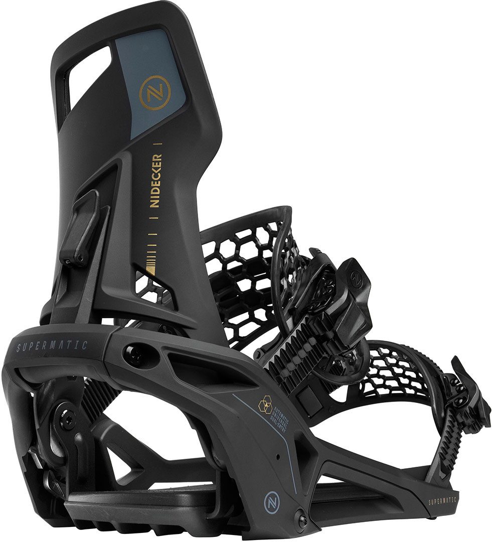 Snowboardbindung NIDECKER SUPERMATIC OG EARLY RELEASE Bindung black