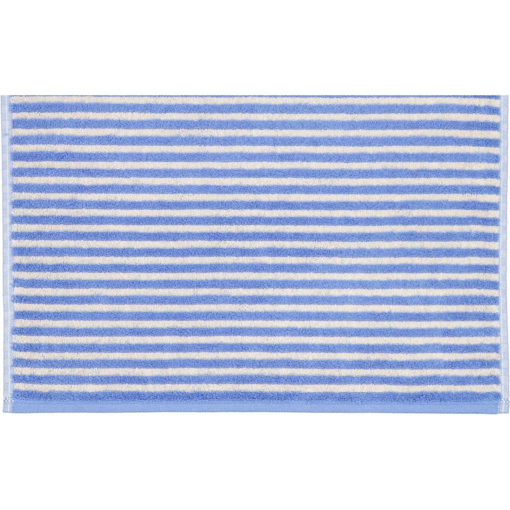 Cawö Badetücher Duschtuch Lines Ringel Capri Blau (80x150cm)